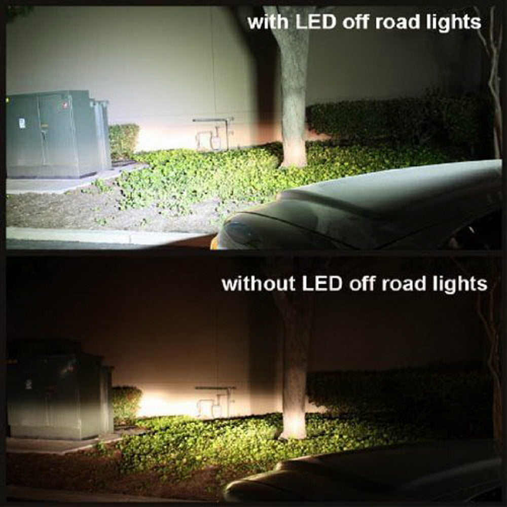 36W High Power LED Work Light Bar for Off-Road 4x4 Truck, SUV, Jeep, Boat & ATV - Waterproof Floodlight for Camping, Hunting, Emergency & Night Driving