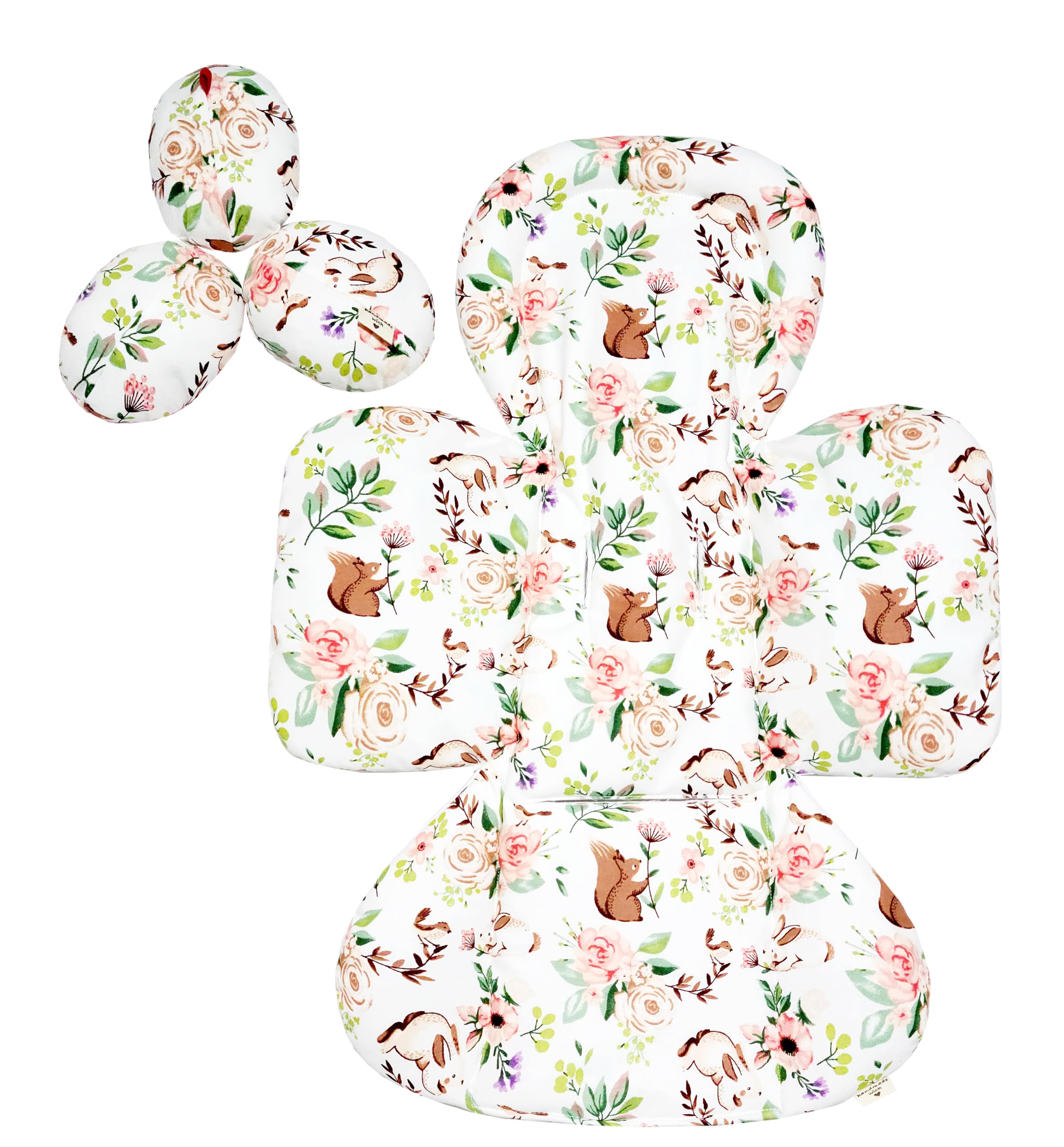 **4moms Mamaroo Insert for Newborn - Handmade Replacement Toy Balls & Liner for Mamaroo Swing (Pre-2022 Model, 3-Point Belt System) – Perfect for Soothing & Comforting Babies**