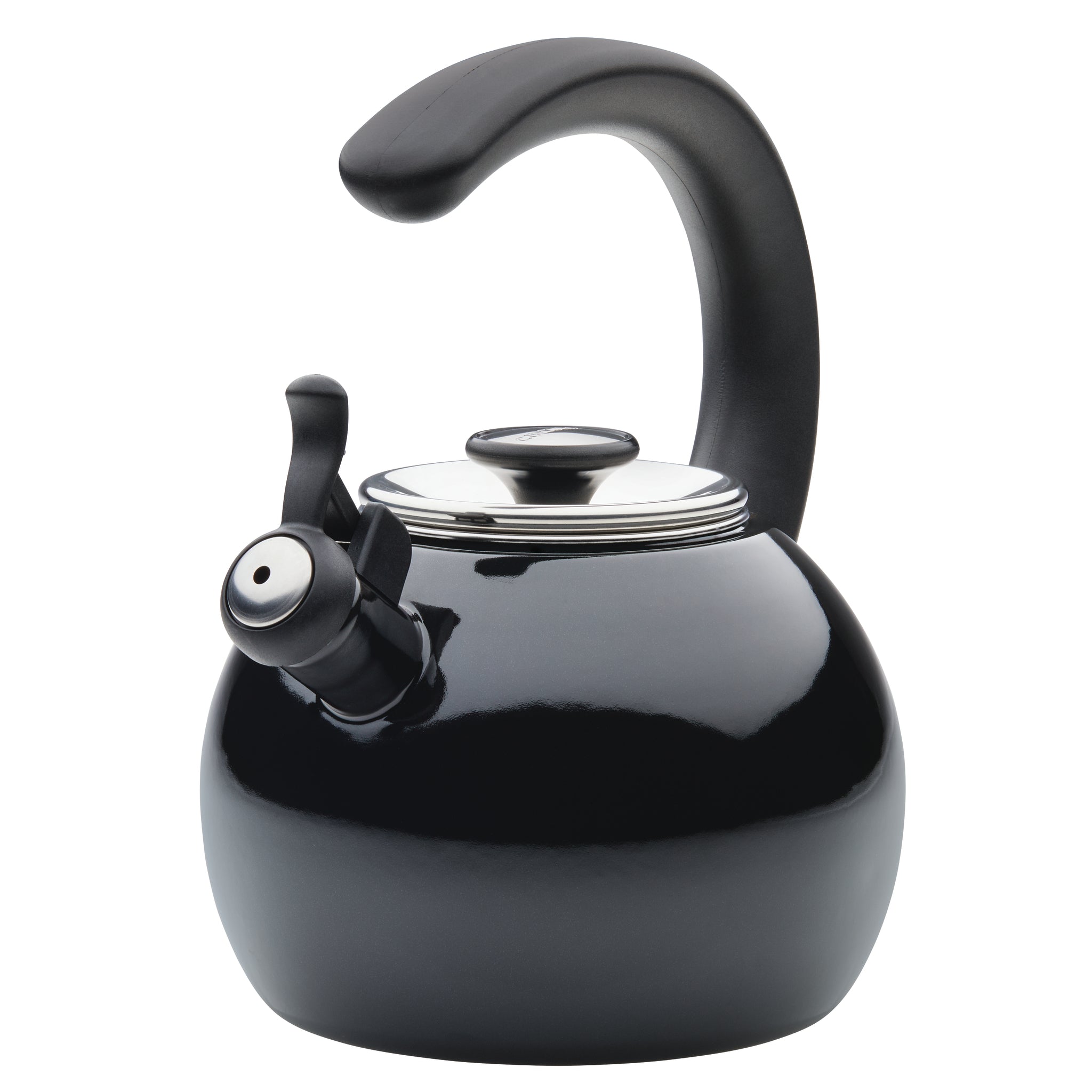 2 Quart Stainless Steel Whistling Tea Kettle with Flip-Up Spout - Perfect for Stovetop Brewing, Camping & Home Kitchen Use