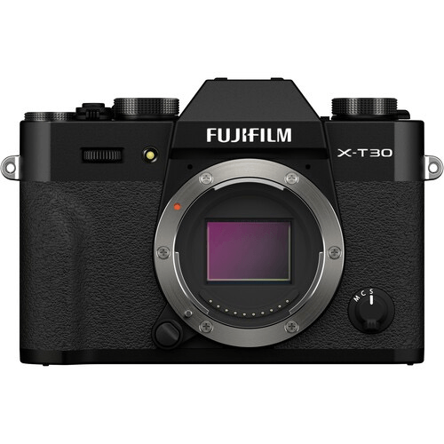 FUJIFILM X-T30 II Mirrorless Digital Camera Body Only (Black) - Compact Travel & Street Photography Camera for Vloggers & Content Creators