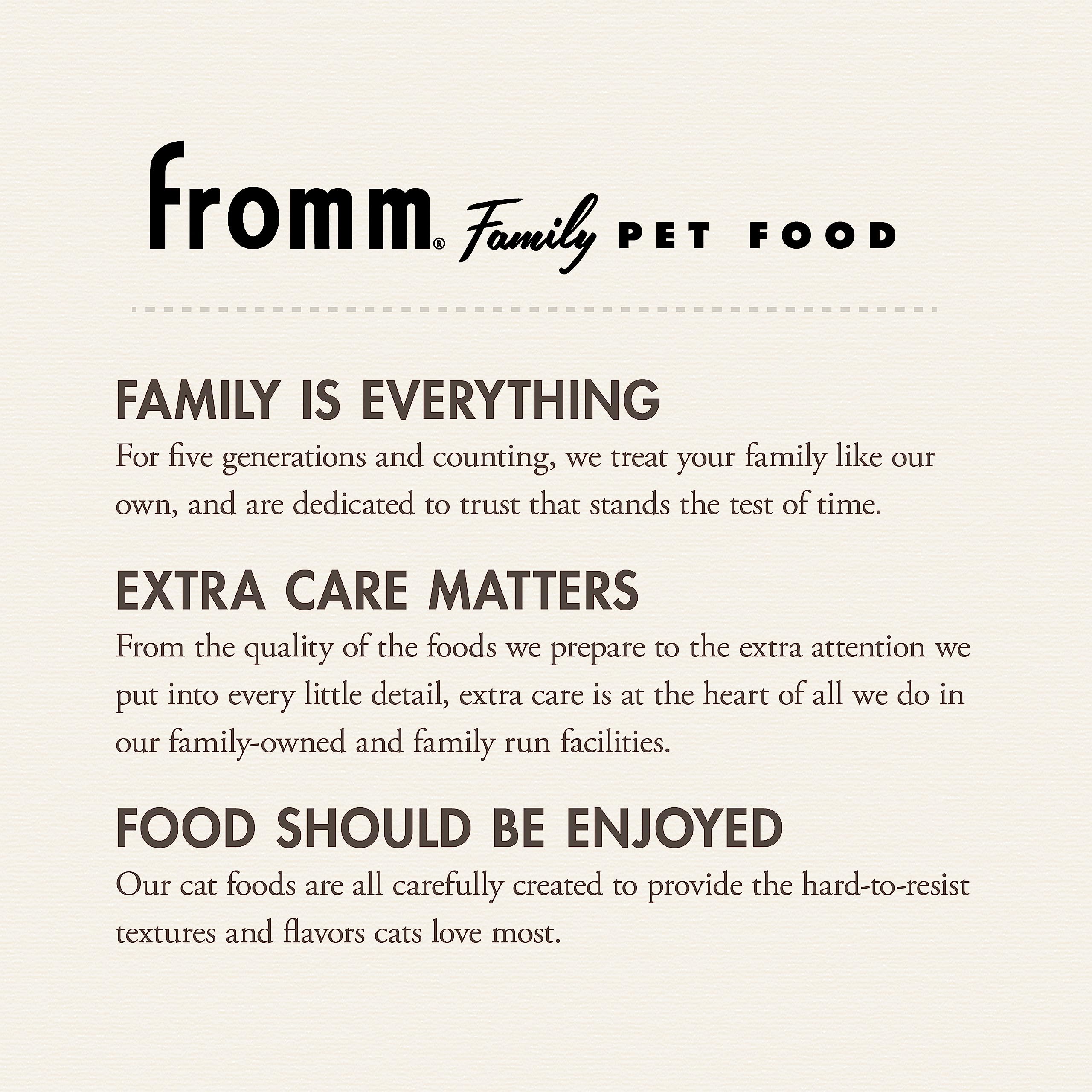 **Fromm Cat-A-Stroni Salmon & Vegetable Stew Wet Cat Food - Premium Grain-Free Recipe - Case of 12 (5.5 oz Cans) - Healthy Meal for Adult & Senior Cats - Perfect for Picky Eaters & Digestive Health**