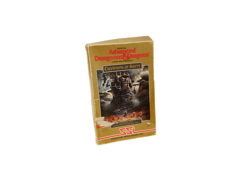 Advanced Dungeons and Dragons Video Game with Box, Software & Instructions - Apple Champions of Krynn RPG for Fantasy Adventure Gaming