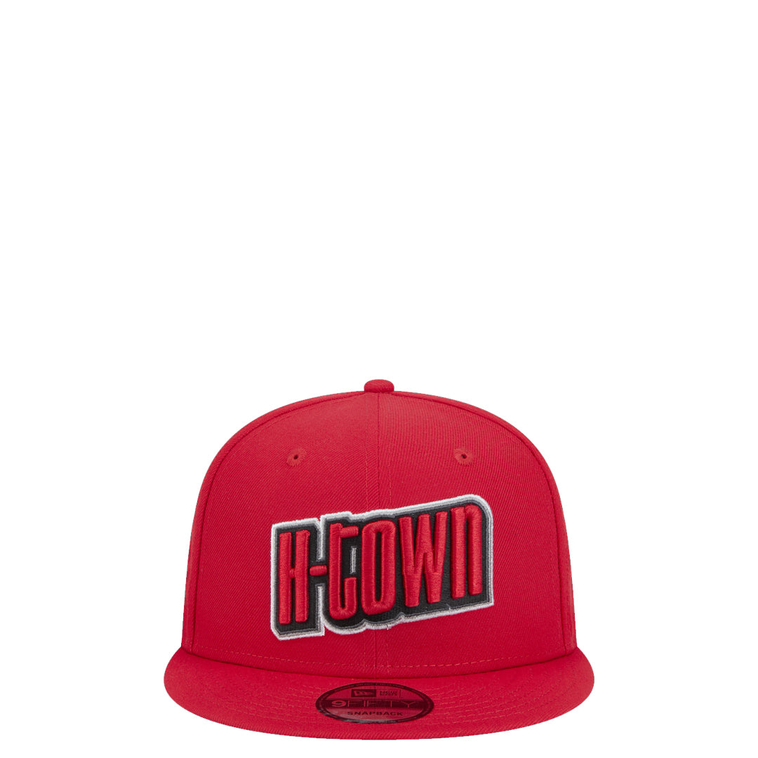 2024 Rockets City Edition ALT 9FIFTY Snapback Cap - Official NBA Houston Rockets Hat for Men & Women - Perfect for Basketball Games, Streetwear Fashion, and Sports Fan Collections
