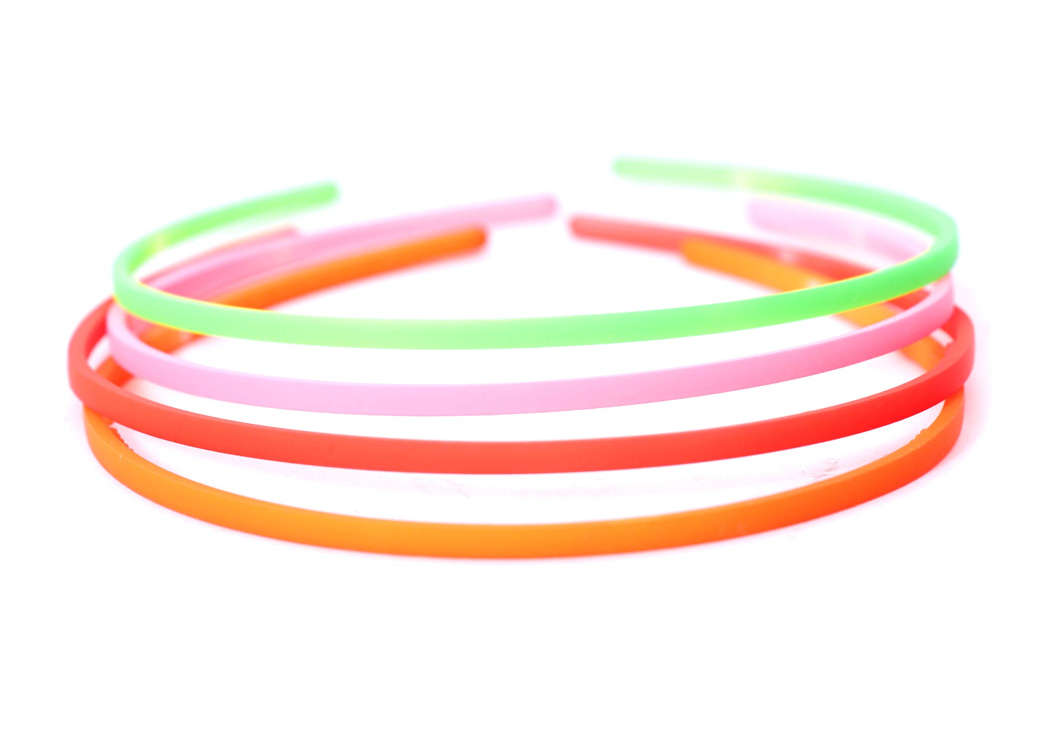 Navjai Fashion Plastic Elastic Hair Bands Set of 12 - Wavy Hair Comb, Multi-Color Headband, Teeth Comb Shine Hair Hoop for Women & Girls | Perfect for Styling, Workouts, and Everyday Use