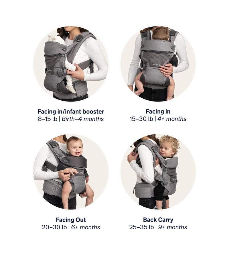 Nuna CUDL Baby Carrier - Ergonomic, Lightweight & Adjustable Infant Carrier for Hands-Free Comfort - Perfect for Hiking, Travel & Everyday Use