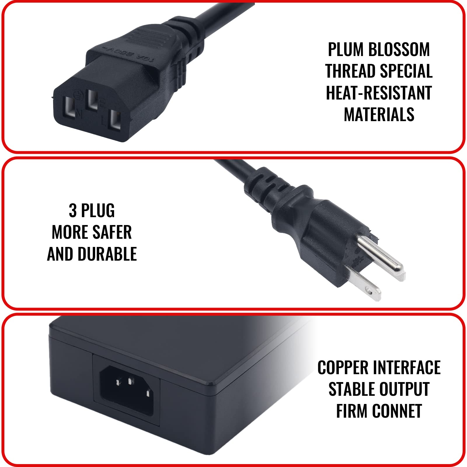 200W ASUS TUF Gaming Laptop Charger - Compatible with ASUS ADP-200JB D, TUF A15/A17, Dash F15, FX516PR, FA506QR, ROG Zephyrus G15, ROG Strix G15/G17 - Perfect for Gaming, Work & Travel Power Supply