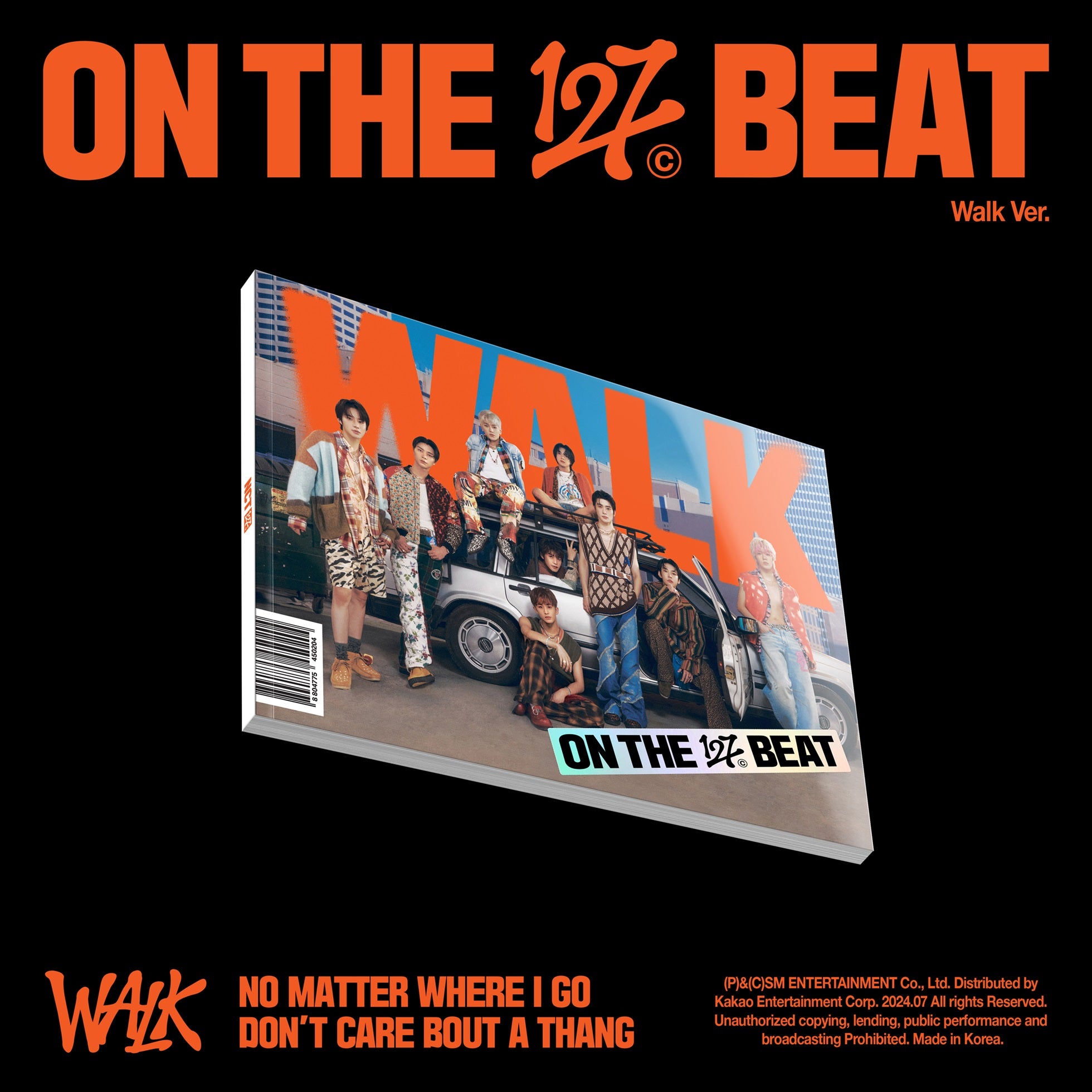 NCT 127 6th Album 'WALK' - K-Pop Music CD | Official Merchandise for Fans | Perfect for K-Pop Collections & Gift Giving