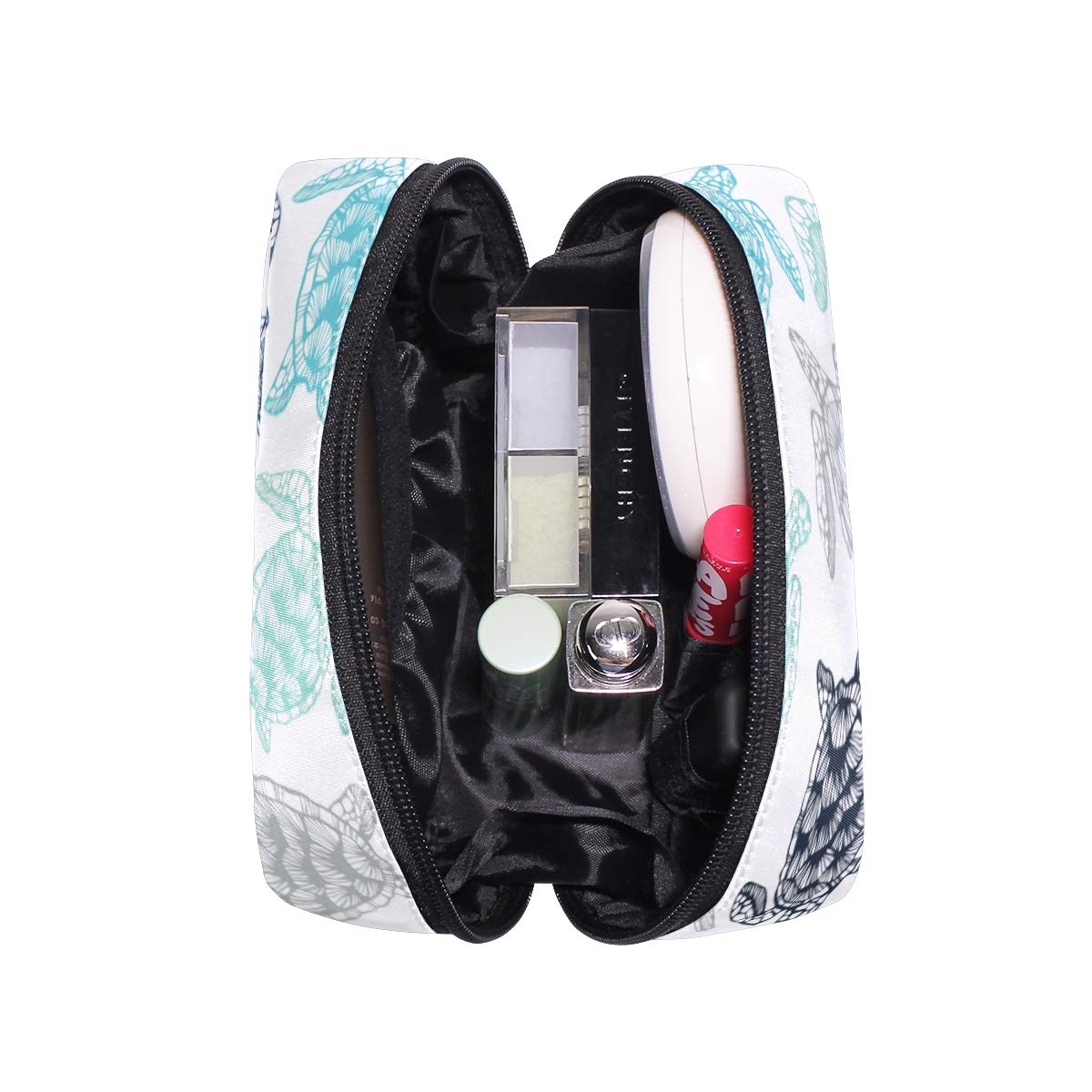 MOYYO Sea Turtle Makeup Bag - Waterproof Travel Cosmetic Organizer for Women & Girls - Perfect for Beach & Travel