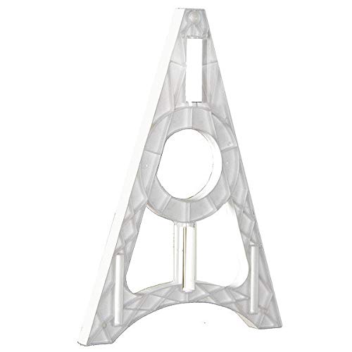 Barricade O-Frame Leg - 29 Inch White Safety Barrier Leg for Crowd Control, Events & Construction Sites