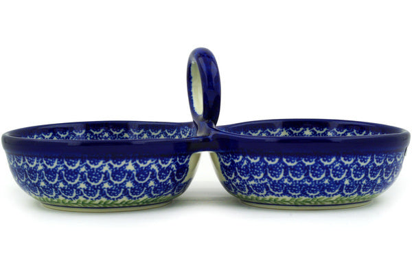 10-Piece Condiment Dish Set - Elegant Feathery Bluebells Design - Perfect for Parties, BBQs, and Home Dining Decor