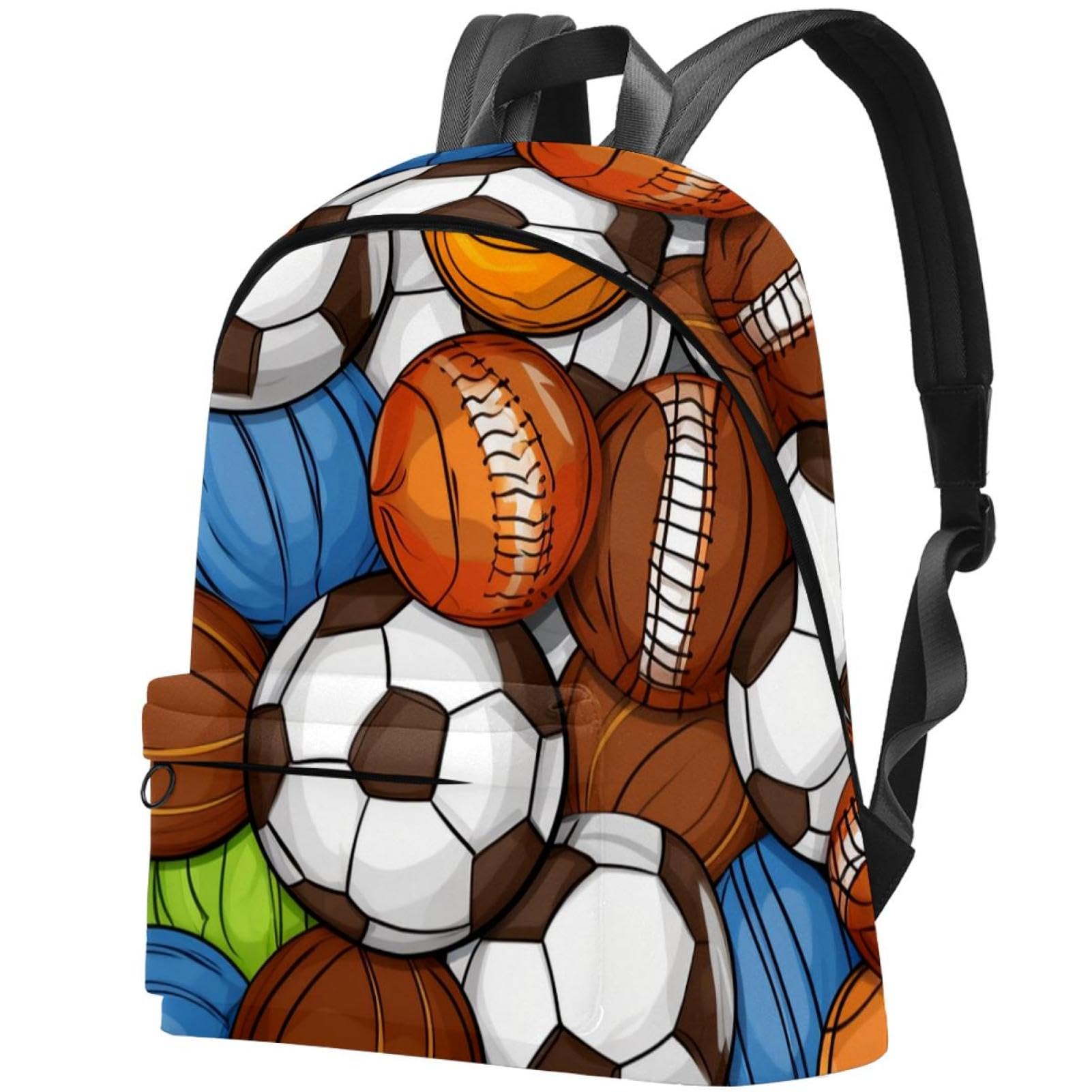 Stylish Travel Backpack for Women & Men - Durable Sports Backpack for Basketball, Football, Volleyball Balls - Perfect for Gym, School & Outdoor Adventures