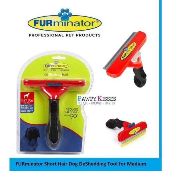 FURminator Short Hair Dog Deshedding Tool for Medium Dogs - Reduce Shedding & Grooming for a Cleaner Home & Happy Pet