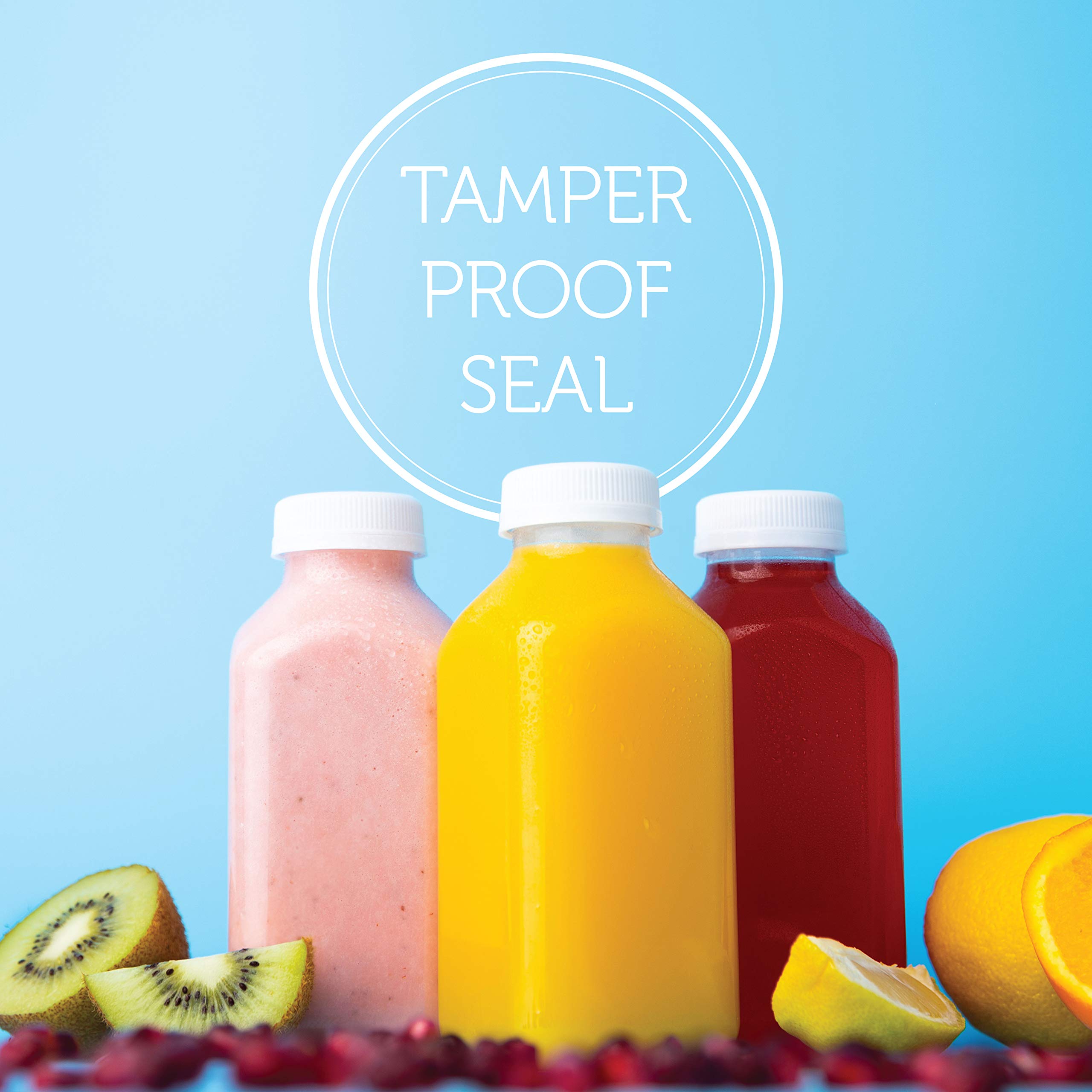 12 Oz BPA-Free Disposable Juice Bottles with Caps - Clear Reusable Plastic Smoothie Containers for Grab & Go Drinks, Juicing & Meal Prep - Leak-Proof 160-Pack Beverage Bottles for Home, Office, Gym & Outdoor Activities