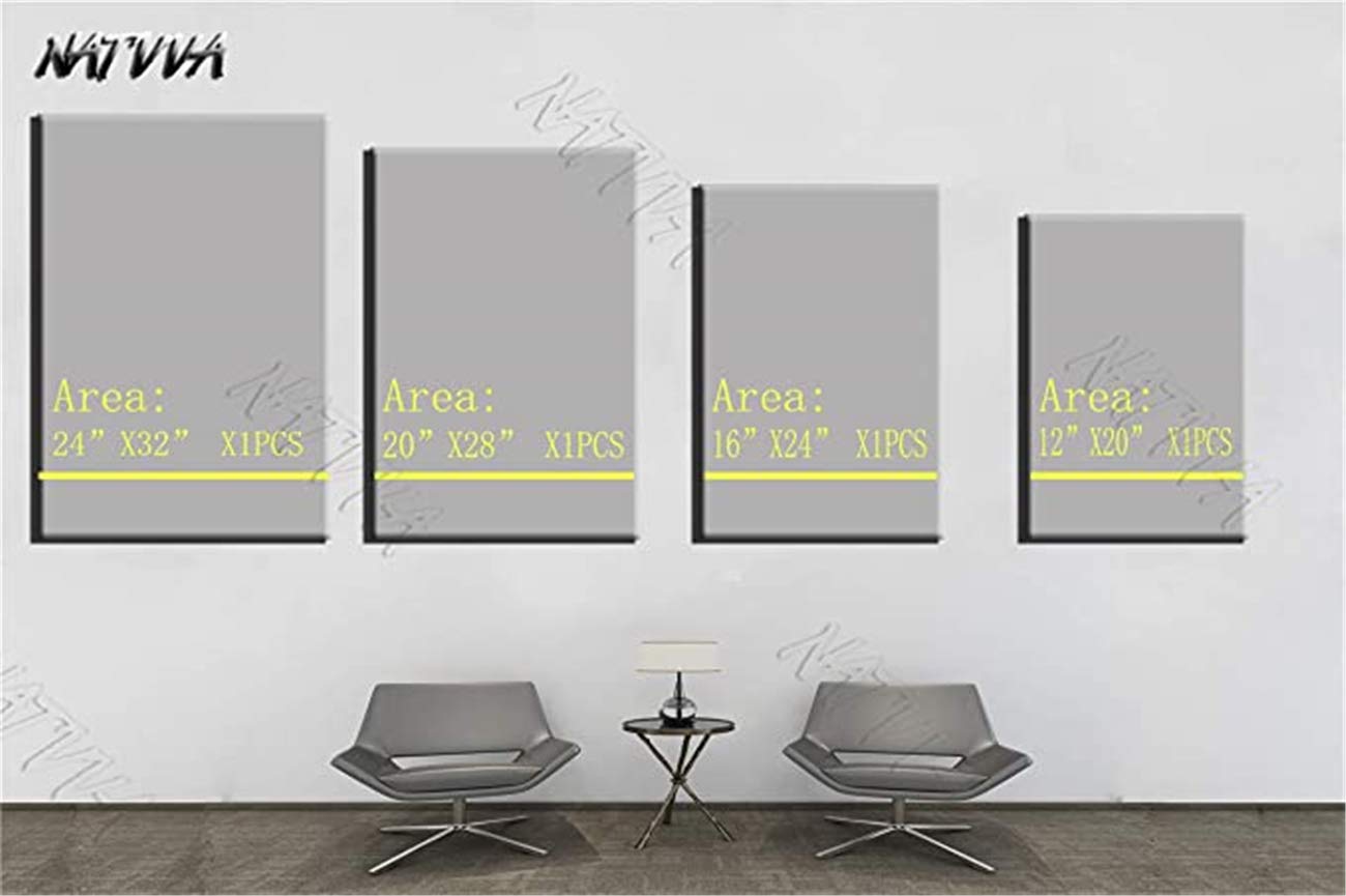 Movie Poster Canvas Art Prints - Bathroom & Home Wall Decor Painting Picture for Living Room, Bedroom - No Frame - Perfect for Themed Rooms & Gift Giving