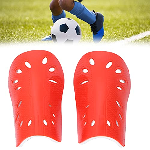 **Breathable Kids Soccer Shin Guards for Boys & Girls - Lightweight Football Leg Protection for Youth Training & Games - Comfortable Calf Pads for Teenagers (Red) - Perfect for Practice, Matches & Sports Safety**