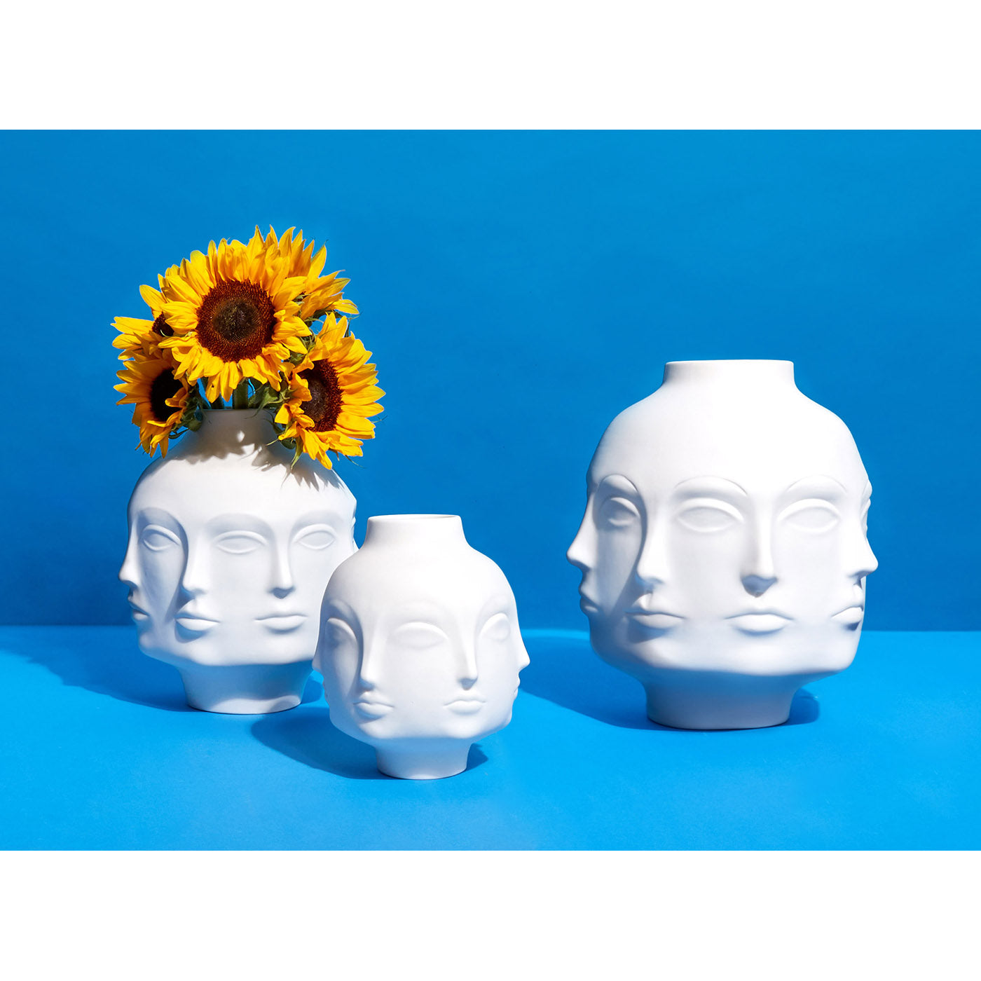 Dora Maar Vase - Modern Ceramic Home Decor for Living Room, Bedroom & Office - Elegant Flower Vase for Fresh & Artificial Floral Arrangements