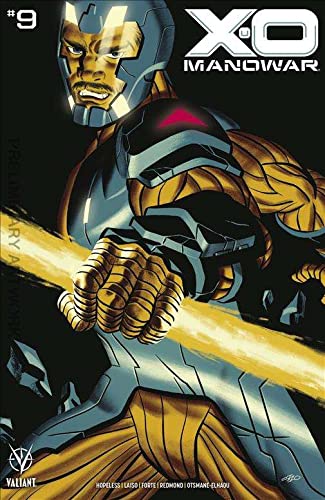 X-O Manowar (4th Series) #9B VF/NM Valiant Comic Book - Rare Collectible Edition for Superhero Fans & Comic Collectors