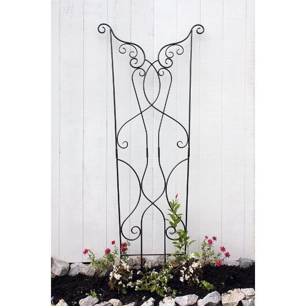 Rococo Garden Trellis - Elegant Metal Plant Support for Climbing Roses, Vines & Flowers | Perfect for Outdoor Gardens, Patios & Backyard Decor