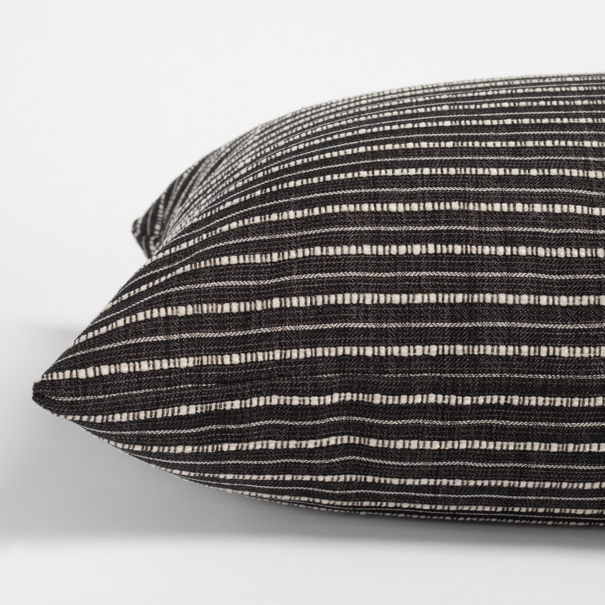 Misto Stripe 16x42 Bolster Pillow - Charcoal Gray Decorative Couch Pillow for Sofa, Bed & Home Decor
