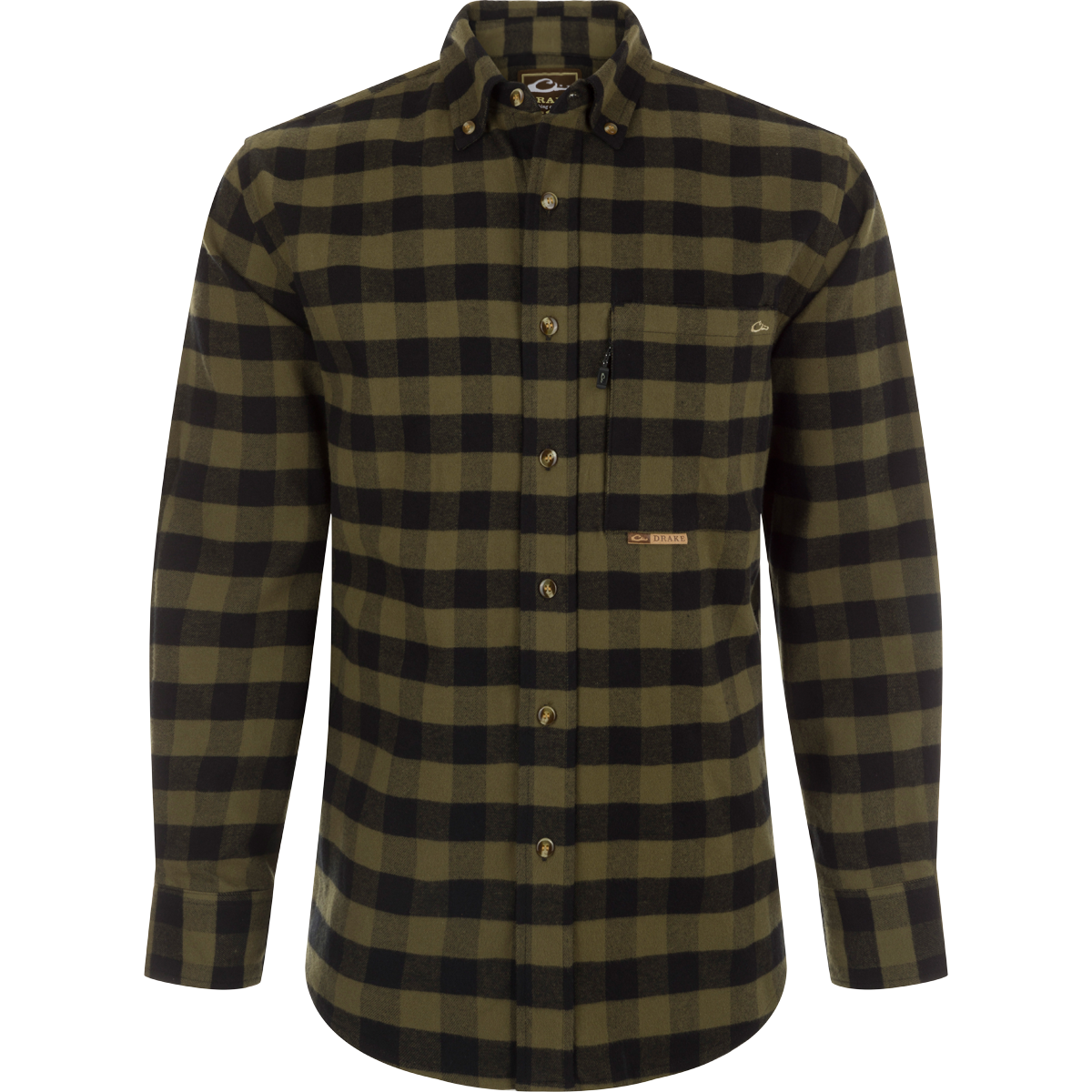 Men's Autumn Brushed Twill Buffalo Plaid Flannel Shirt - Long Sleeve Button Down Shirt for Casual Wear & Outdoor Activities | Perfect for Fall Season, Camping, Hiking and Layering