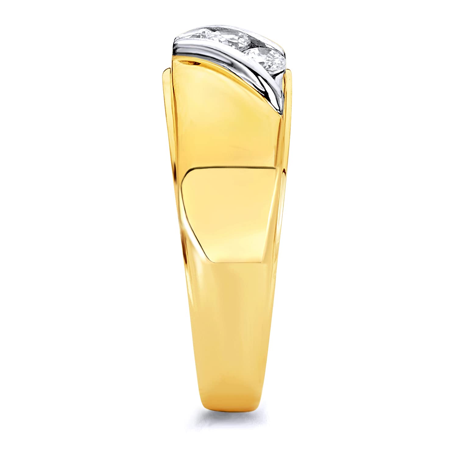 14K Yellow Gold Men's Wedding Band Ring - Size 10.5 | Classic Comfort Fit for Engagements, Anniversaries & Everyday Wear