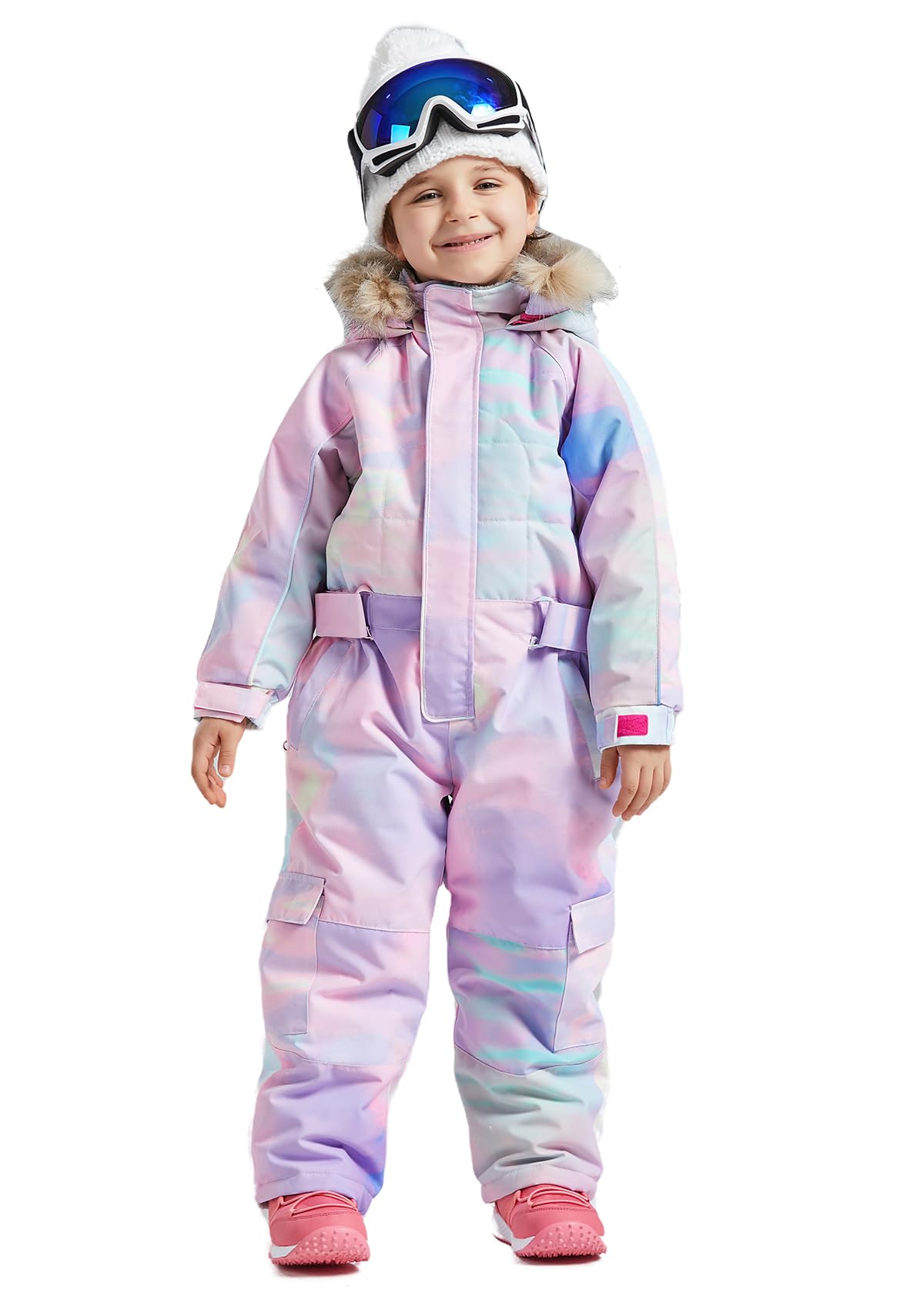 Waterproof Kids Snowsuit - One Piece Winter Coveralls for Boys & Girls | Ski Suit, Snow Jacket & Jumpsuit for Cold Weather | Perfect for Skiing, Snowboarding & Outdoor Winter Play