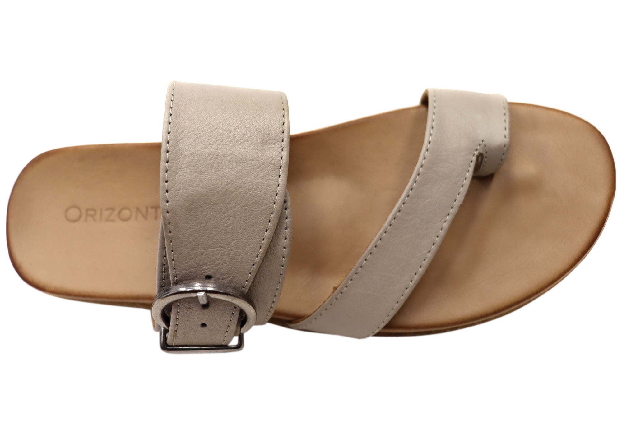 Orizonte Martha Women's European Leather Thong Sandals - Comfortable Summer Flip Flops for Beach, Pool, and Casual Outings
