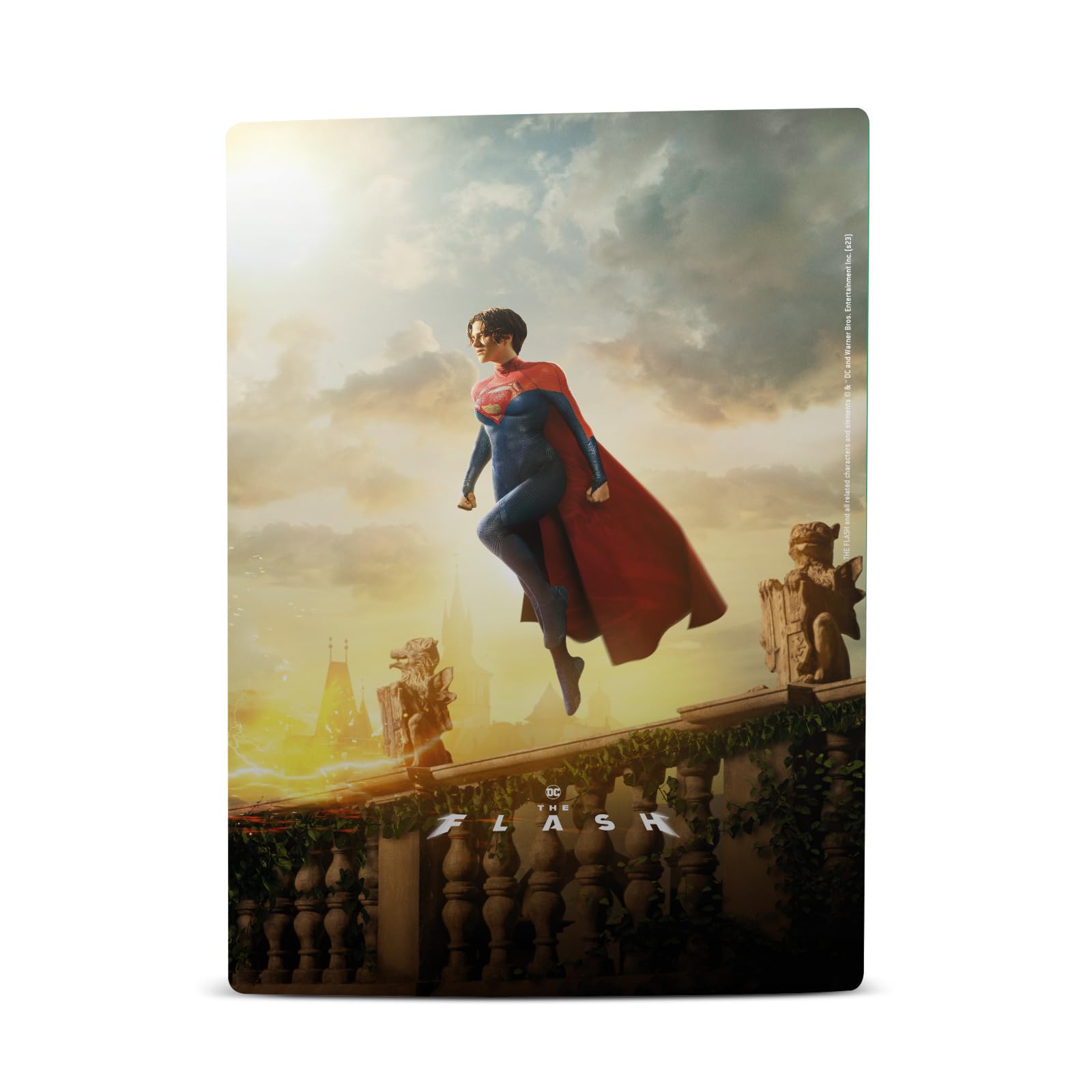 The Flash PS5 Skin - Supergirl Graphic Vinyl Decal for PS5 & Controller - Gaming & Collectibles