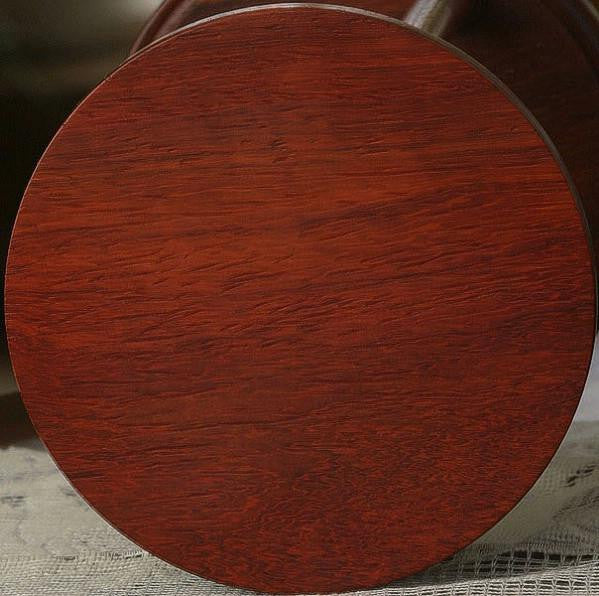 Premium Solid Padauk Wood Hourglass Urn for Ashes - Elegant Memorial Keepsake for Home, Office, or Memorial Display