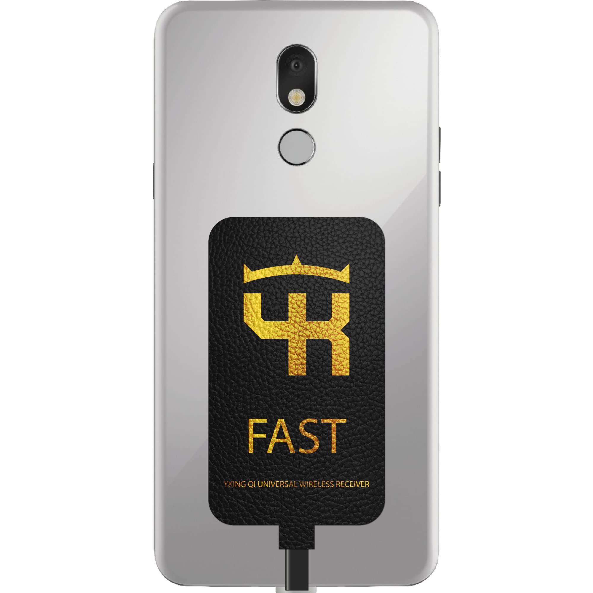 2000mAh Qi Wireless Charging Receiver Adapter for LG Stylo 6/5/4 & K92/K95/K51 - USB-C Type C Wireless Charger Compatible with Multiple LG Models - Perfect for Home, Office & Travel Charging