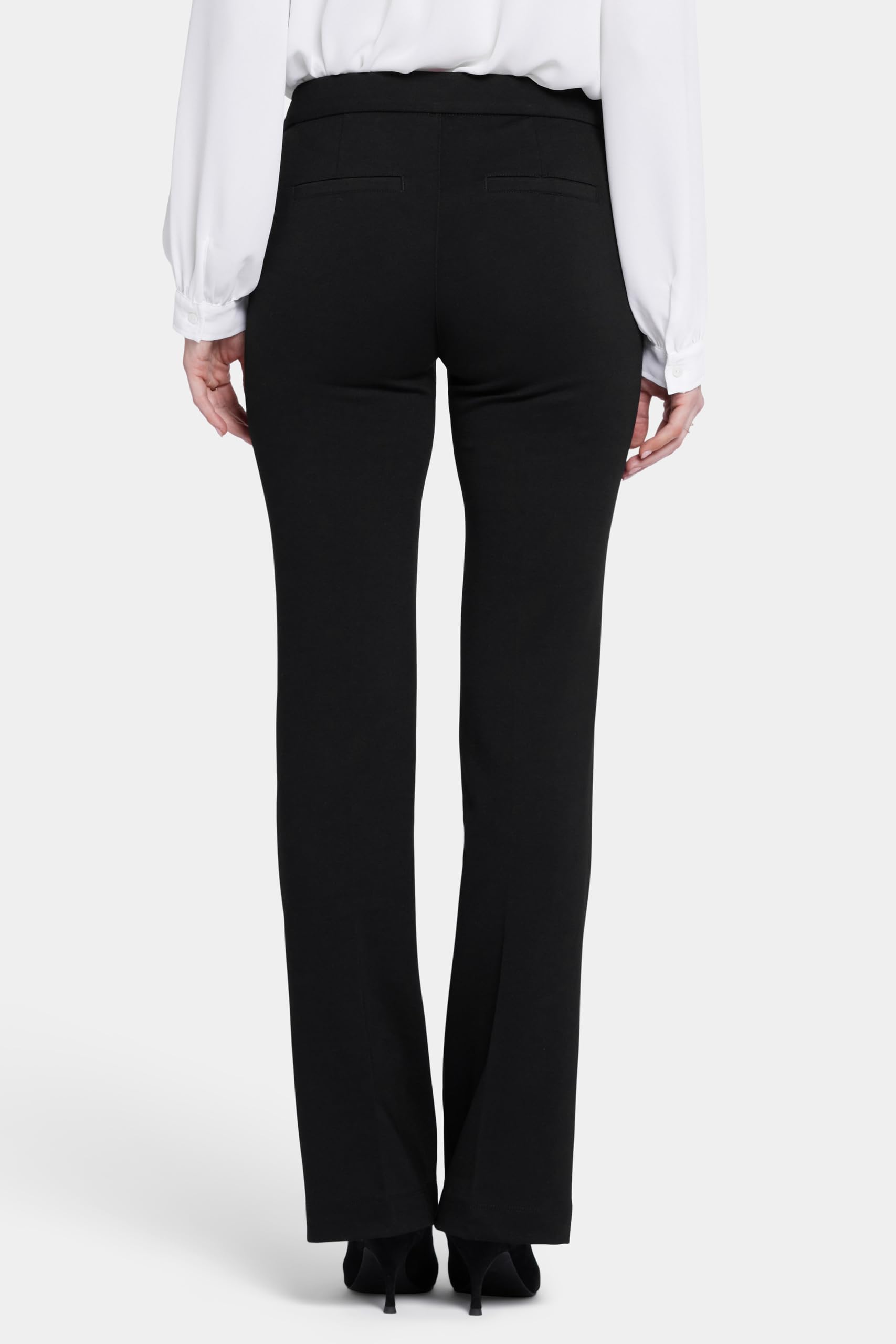 NYDJ Women's Slim Ponte Knit Pants - Professional Office Work Trousers for Business Casual & Formal Wear | Comfortable Stretch Pants for Work, Meetings & Everyday Office Outfits