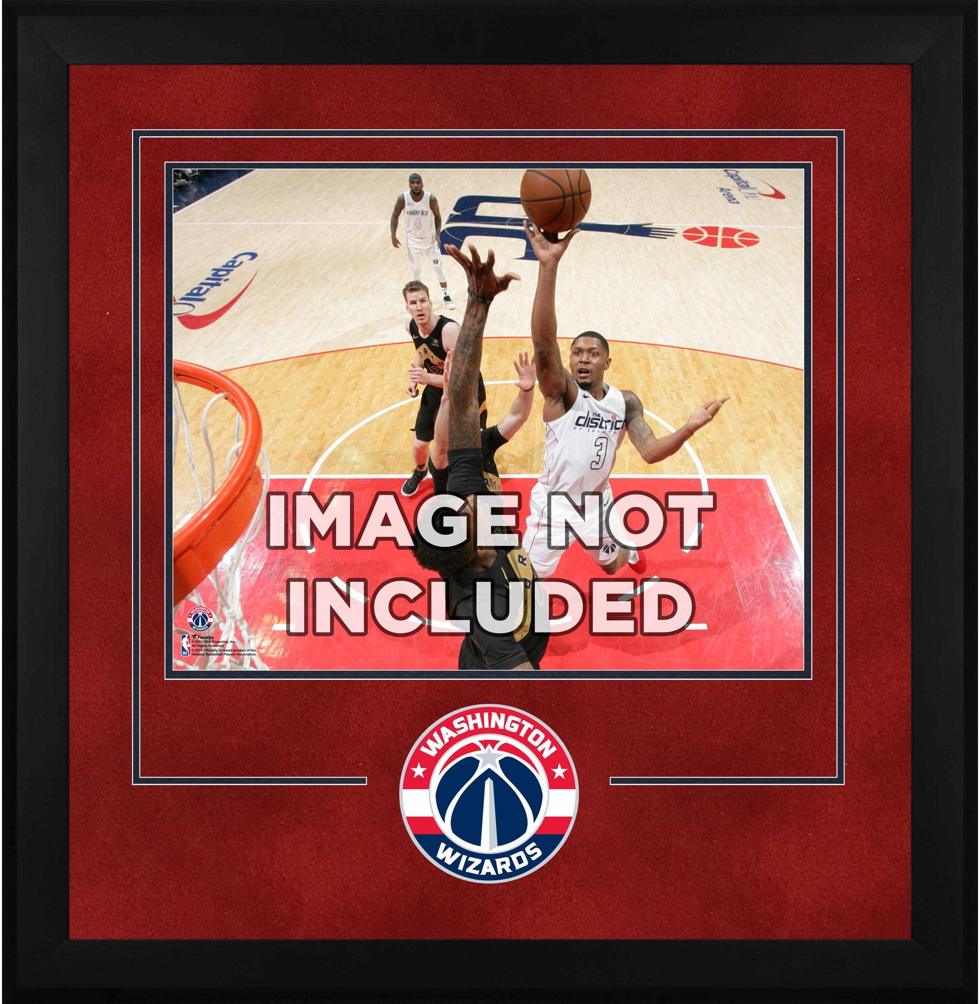 Washington Wizards Deluxe 16x20 Basketball Display Frame - Premium NBA Memorabilia Case for Jerseys, Photos & Collectibles - Perfect for Home, Office & Fan Cave Decor