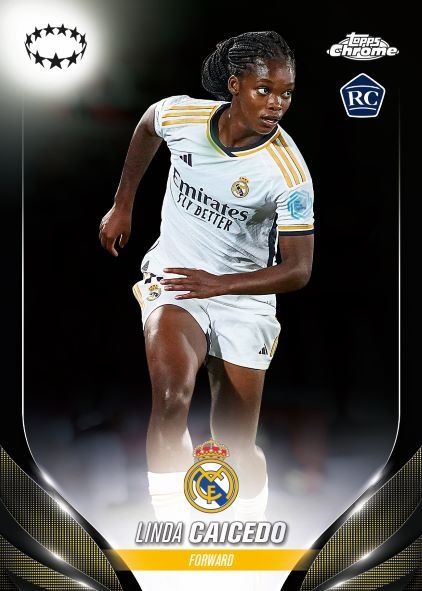 2023-24 Topps Chrome UEFA Women's Champions League Hobby Box - Collectible Soccer Trading Cards for Fans & Investors - Perfect for Card Collecting, Fantasy Leagues & Sports Memorabilia Displays