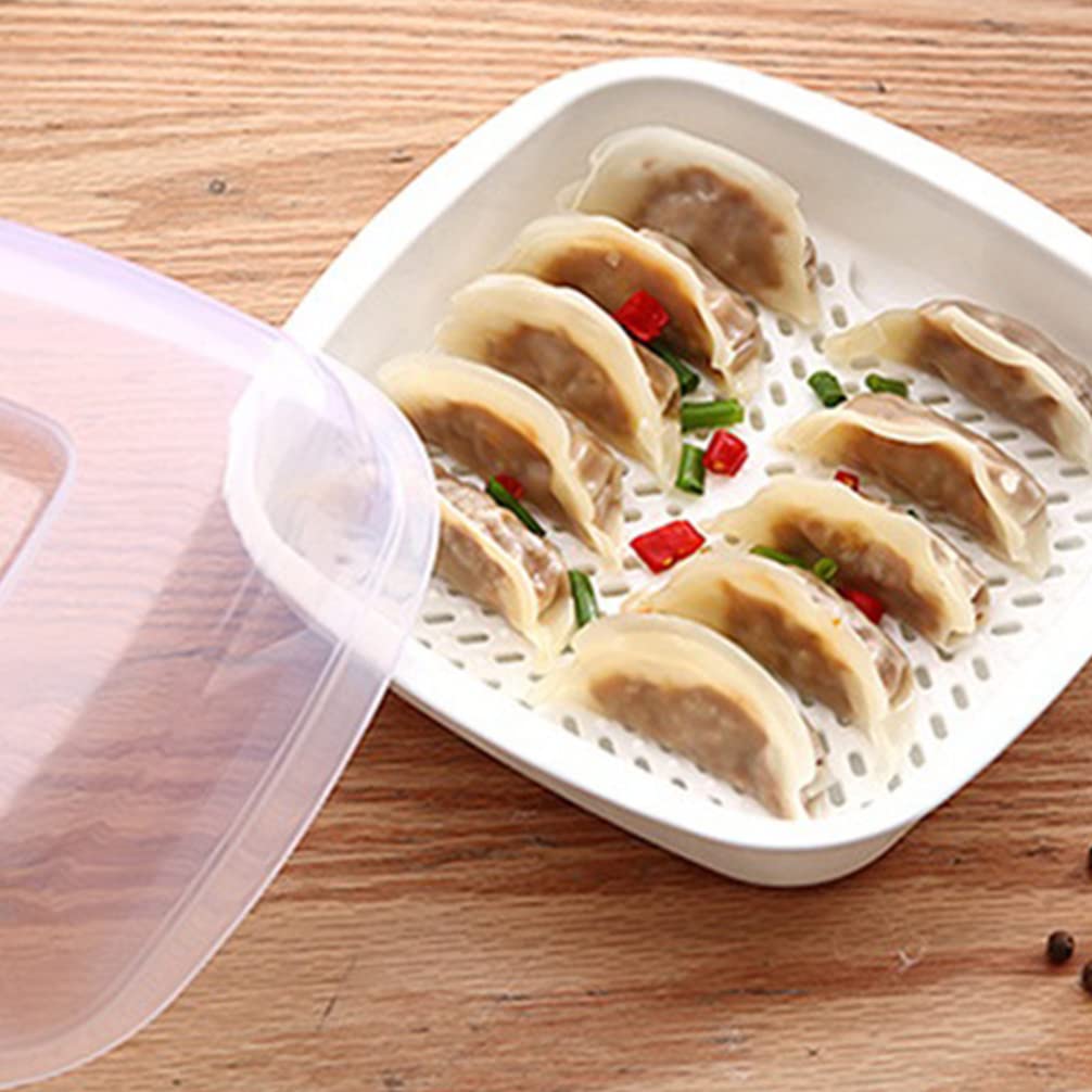 Microwave Steamer with Lid - Vegetable, Fish & Baby Food Steamer for Healthy Cooking | Perfect for Meal Prep, Quick Dinners & Nutritious Baby Food