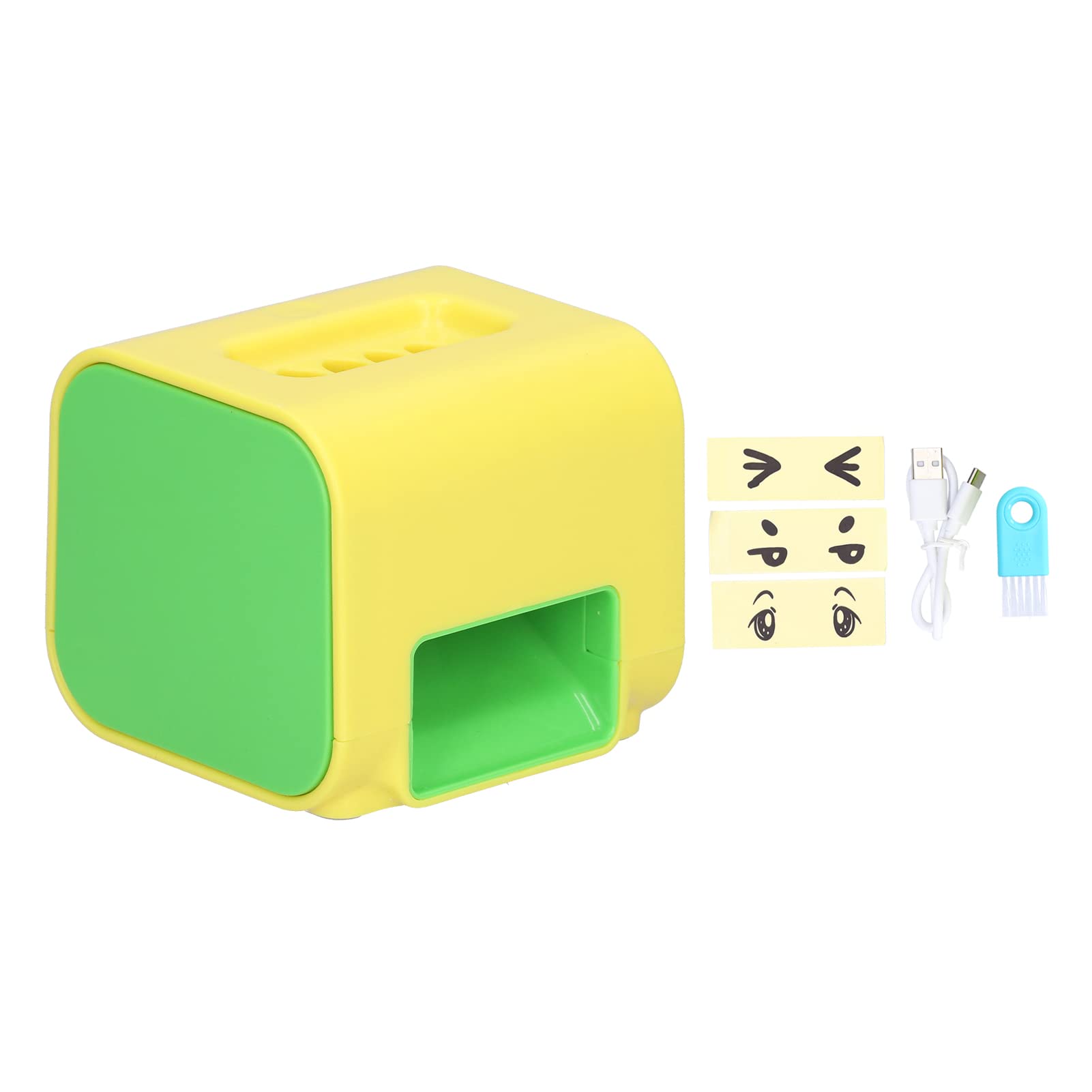 Electric Melon Seed Peeler - USB Rechargeable Automatic Sunflower Seed Sheller for Healthy Snacking (Yellow-Green) | Perfect for Home, Office & Movie Nights