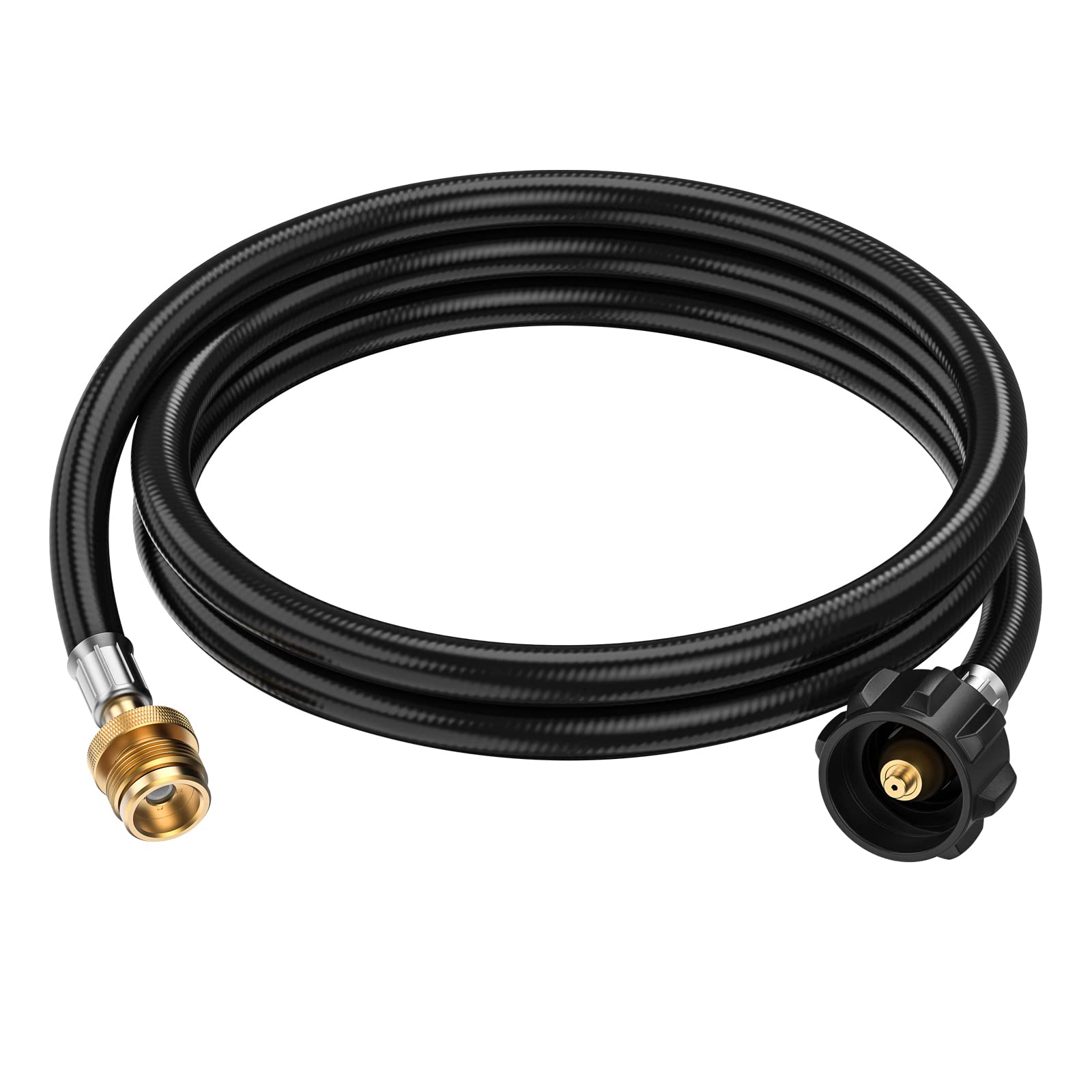 4ft Propane Hose Adapter 1lb to 20lb - for Grills, Heaters & Camping