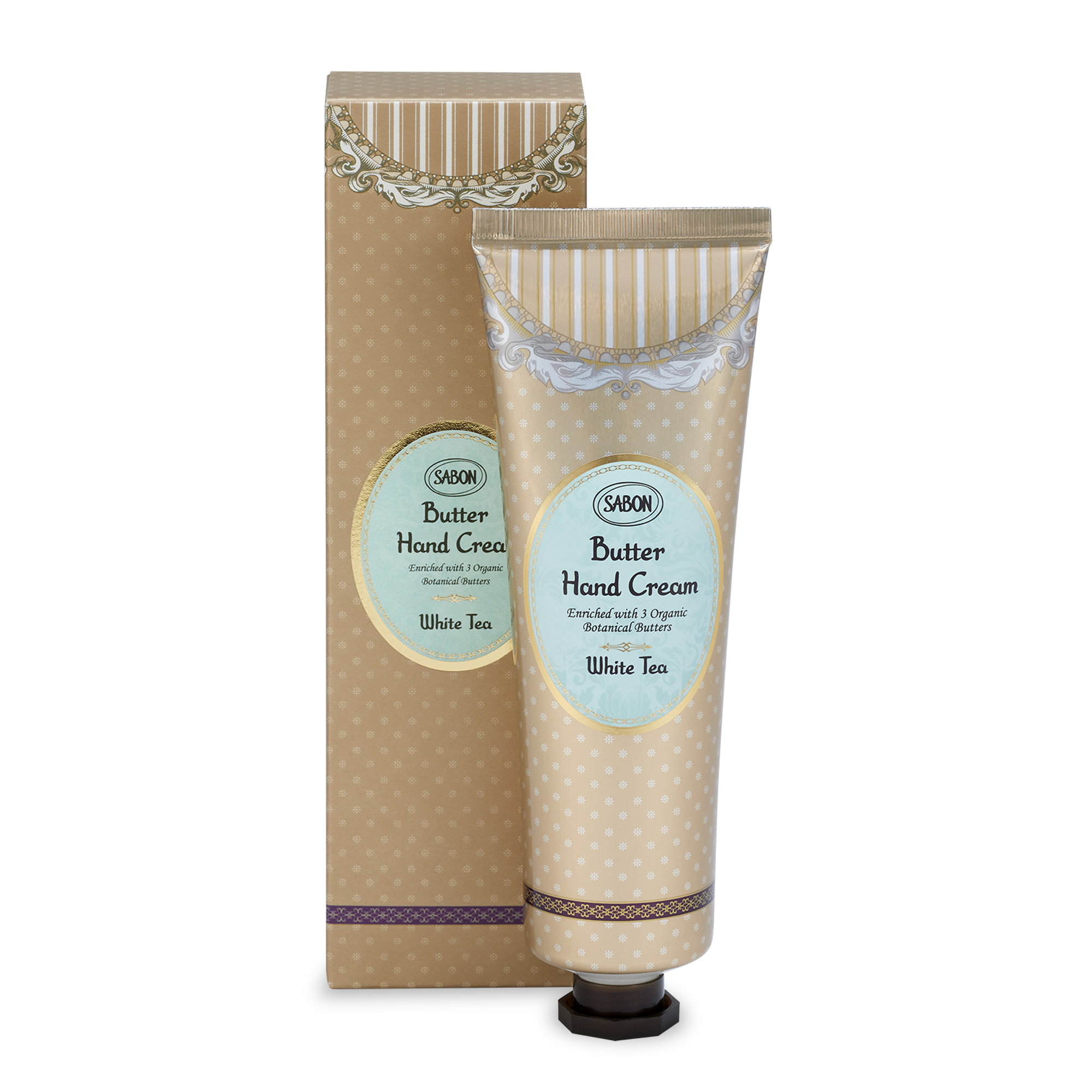 Premium White Tea Butter Hand Cream 75mL - Ultra Moisturizing & Nourishing for Dry Skin - Perfect for Home, Office & Travel Use