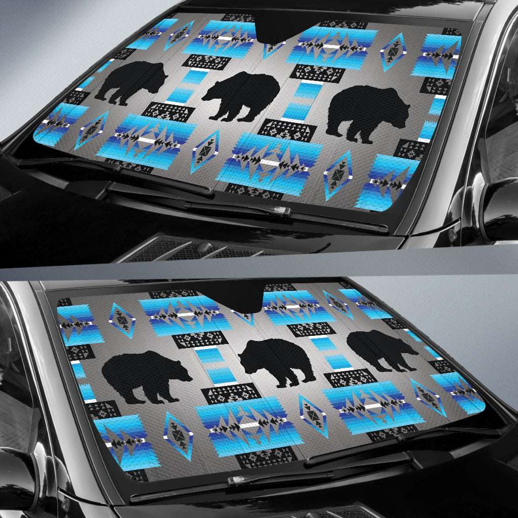 Blue Bear Midnight Lake Car Sun Shade for Windows - UV Protection & Heat Blocking for Vehicles (Model 212301) | Perfect for Summer Road Trips & Parking