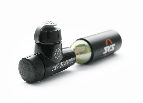 Airbuster CO2 Inflator - Portable Bike Tire Pump for Road & Mountain Bikes - Fast Inflation for Emergency Repairs & Cycling Adventures