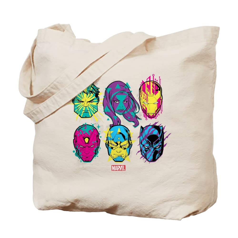 Black Panther Avengers Tote Bag - Natural Canvas Reusable Shopping Bag for Groceries, Beach & Work | Eco-Friendly Marvel Superhero Tote
