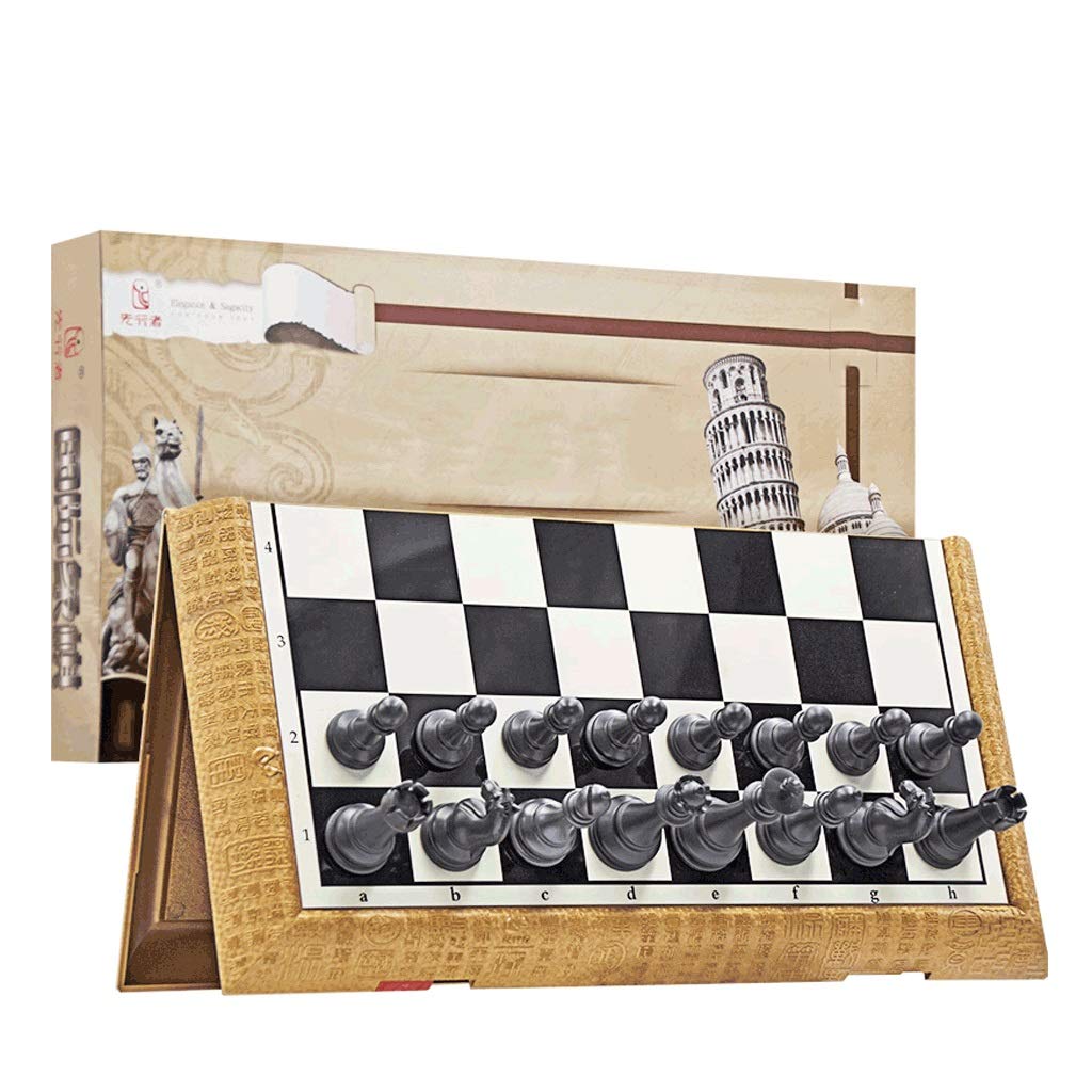 Premium Magnetic Travel Chess Set - Folding Board Game with Handcrafted Chess Pieces for Adults, Kids & Teens | Portable, Educational & Gift-Ready | Perfect for Travel, Camping & Family Game Nights (Large Size)