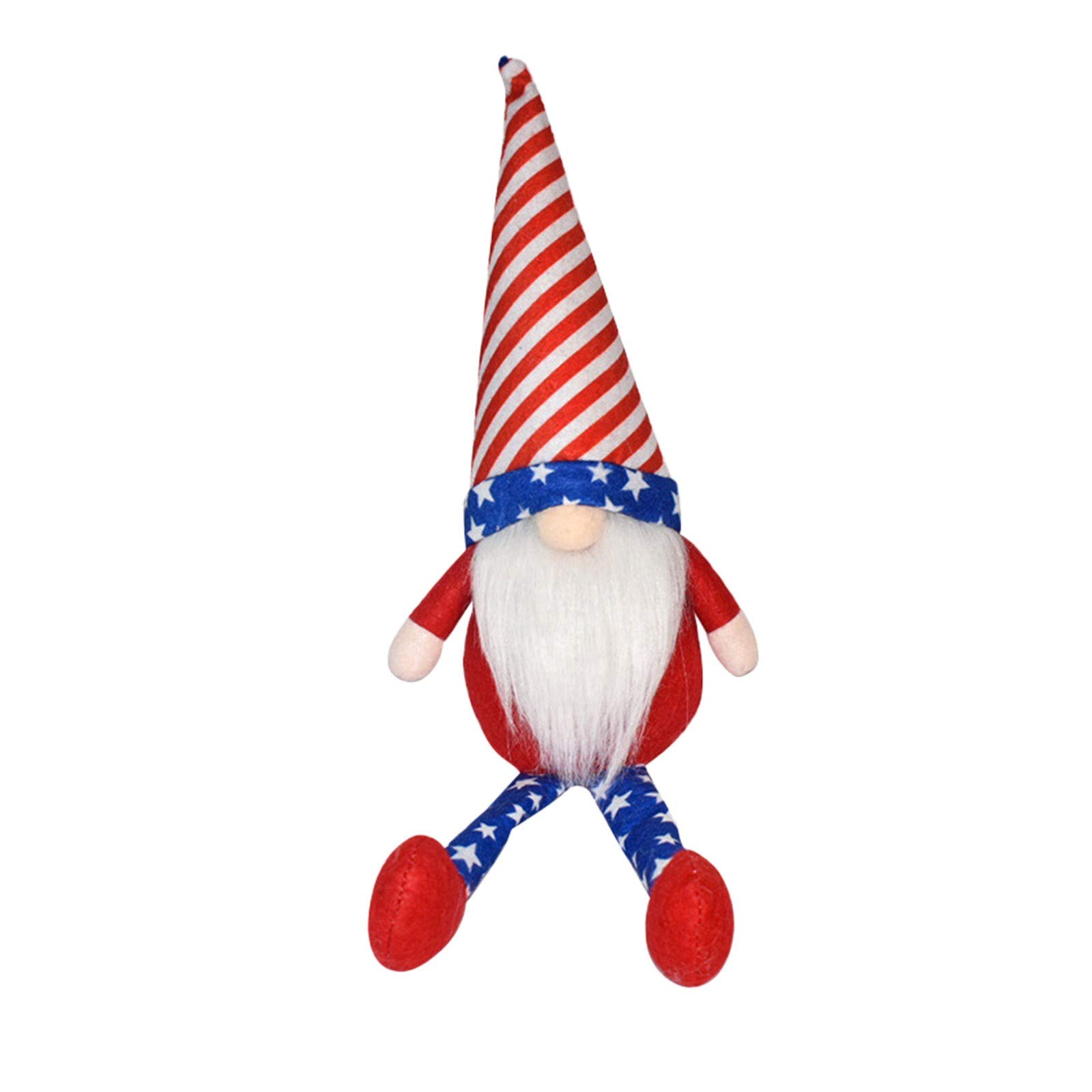 Boho Wall Decor Doll Hat - Long Legged Dwarf Figurine for Home & Bedroom Decor - Perfect for Desktop, Independence Day, and Boho Chic Room Styling