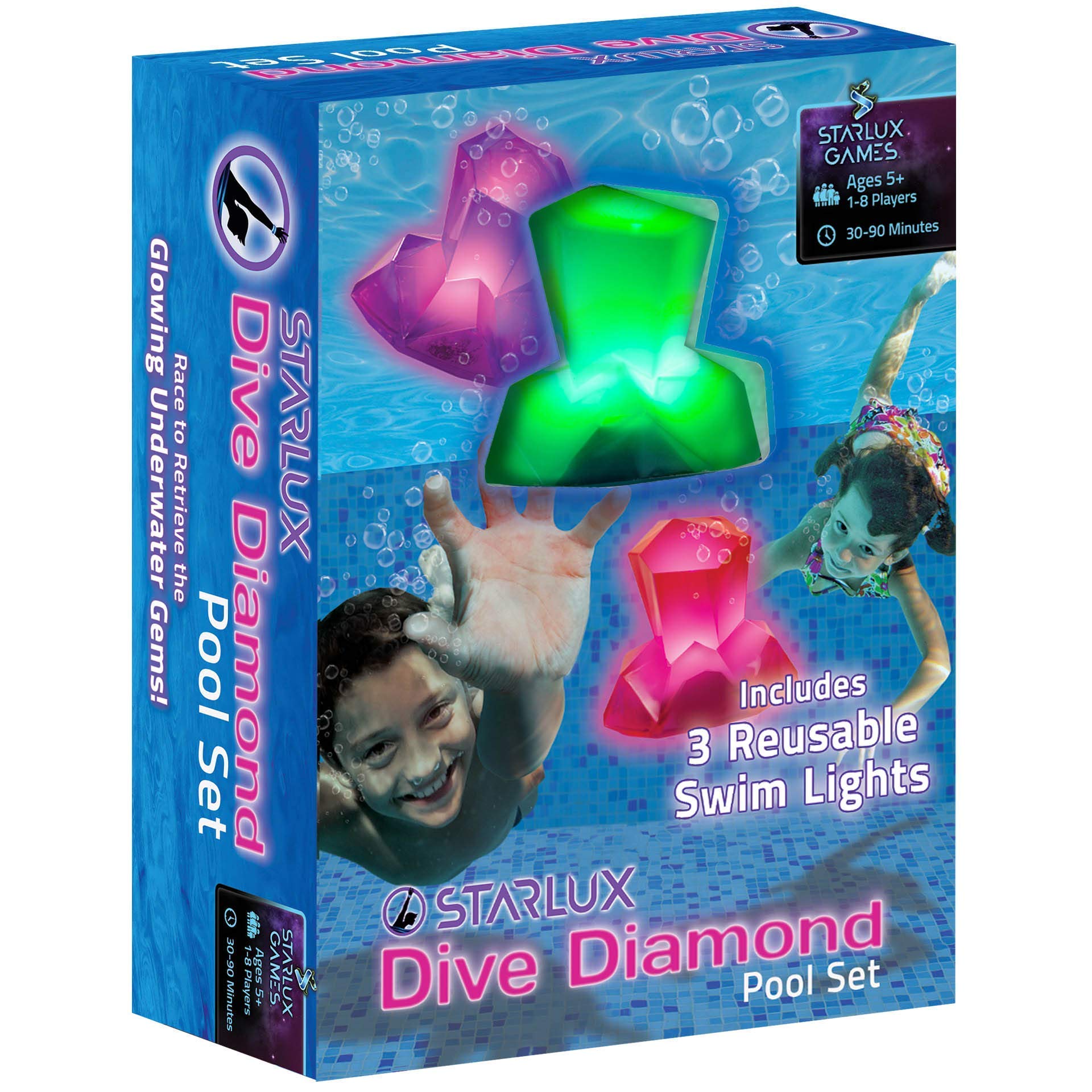 Starlux Games Ultimate Pool Party Set - 5 Vibrant Colors & 10 Fun Game Options for Outdoor Summer Parties, Family Gatherings & Backyard Fun