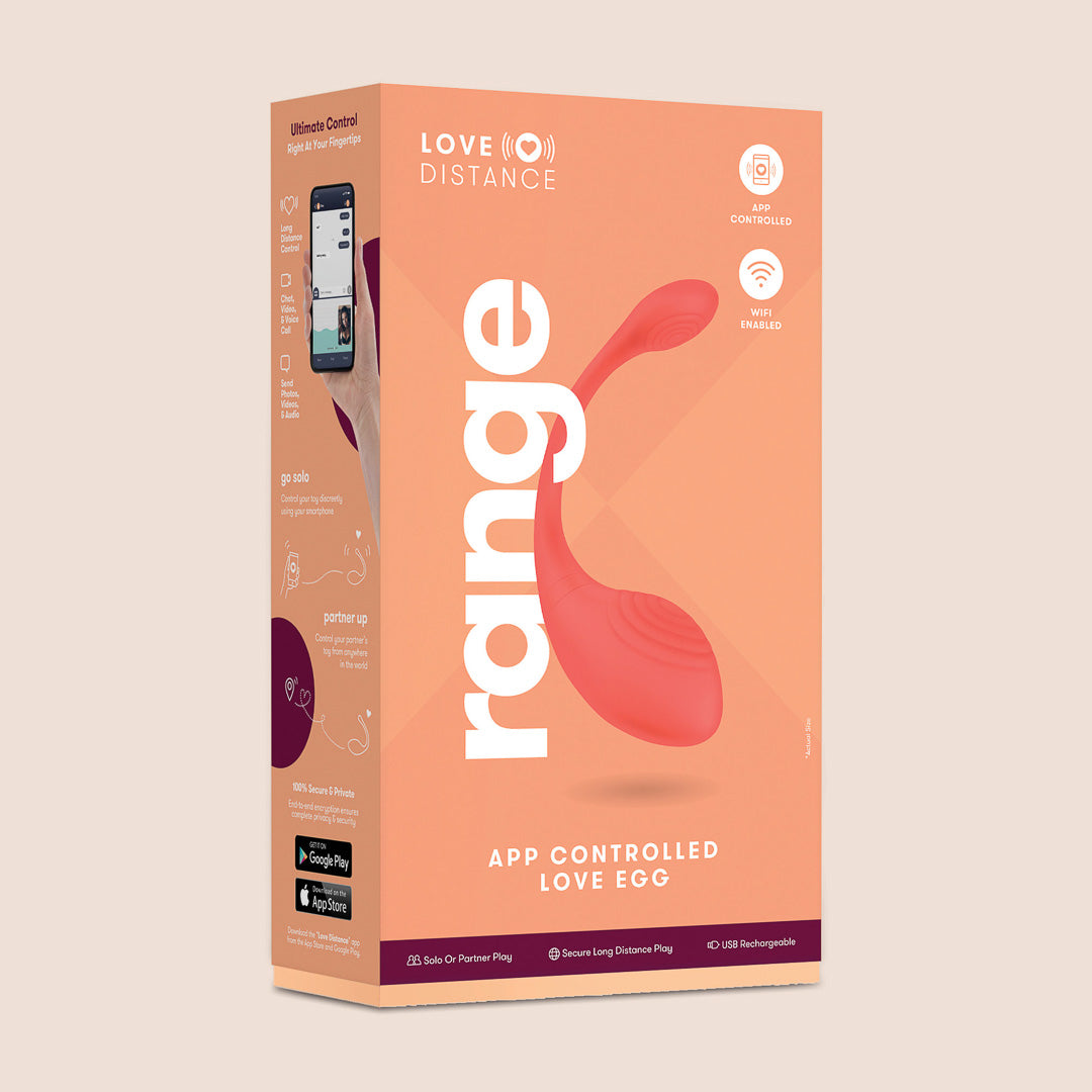 App Controlled Smart Vibrator for Couples - Long Distance Love Toy with Remote Control via App - Perfect for LDR Relationships & Romantic Nights