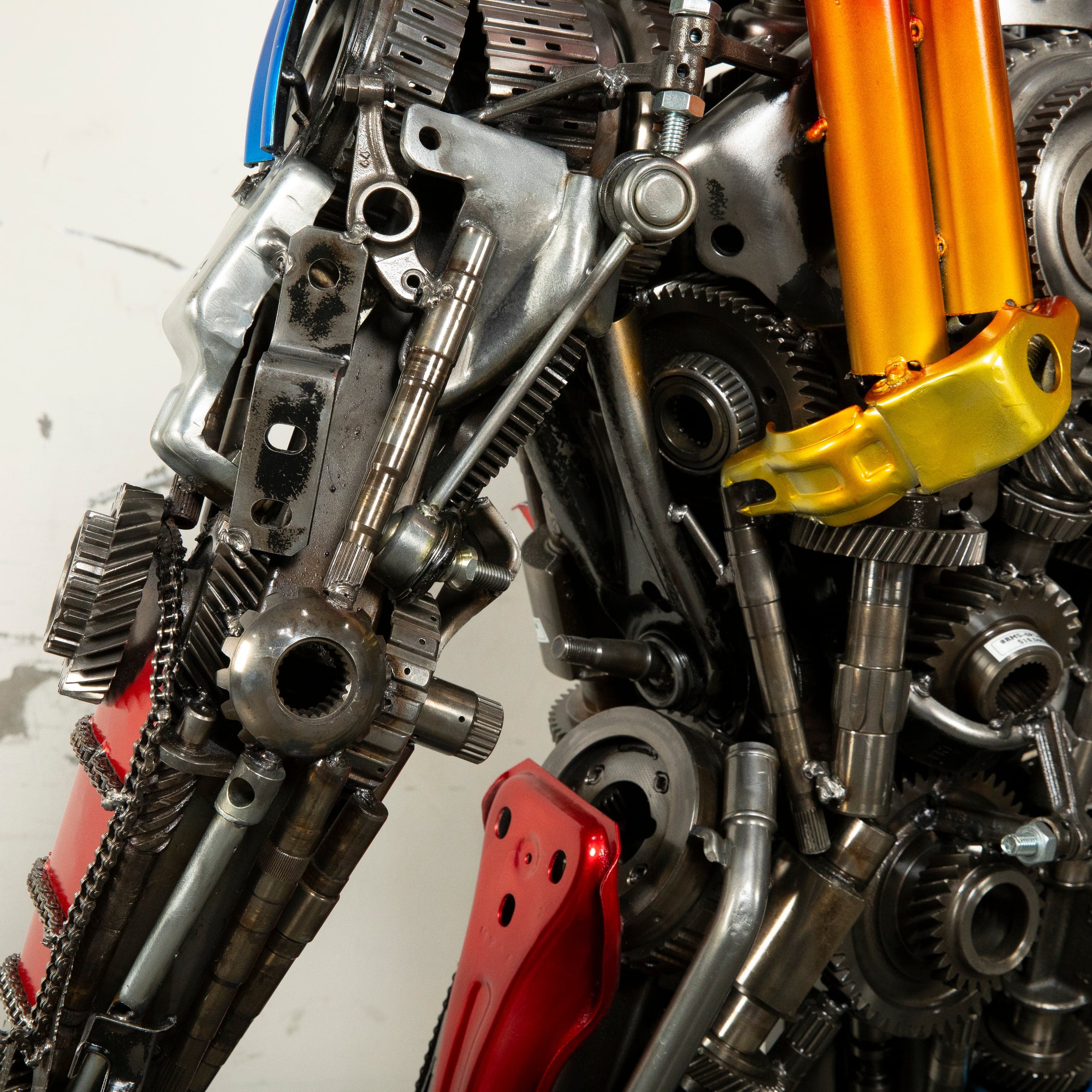 Optimus Prime Recycled Metal Art Sculpture - 55