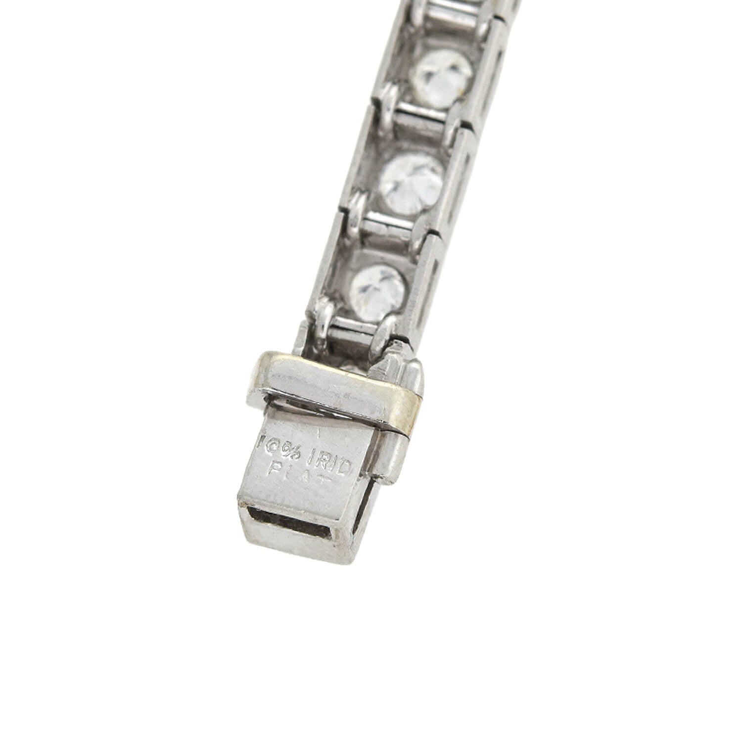 Art Deco Platinum & Diamond Line Bracelet - 4 Carat Total Weight | Vintage Inspired Jewelry for Weddings, Parties & Special Occasions