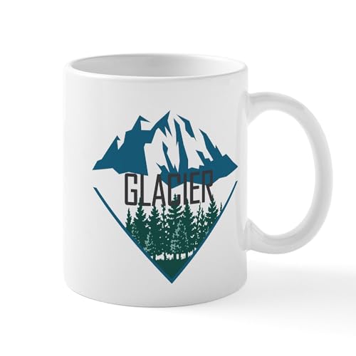 White - Glacier Montana Mugs