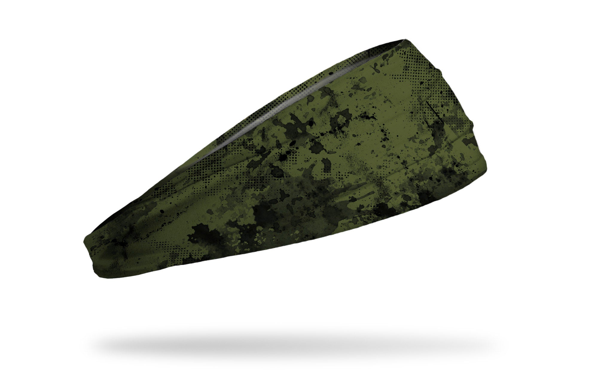 OD Green Grunge Big Bang Lite Headband - Stylish & Comfortable Headwear for Outdoor Activities, Sports & Fashion