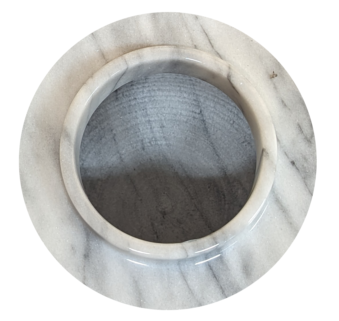 Estate II White Natural Marble Keepsake Urn - Elegant Memorial Urn for Ashes, Perfect for Home Display or Memorial Services