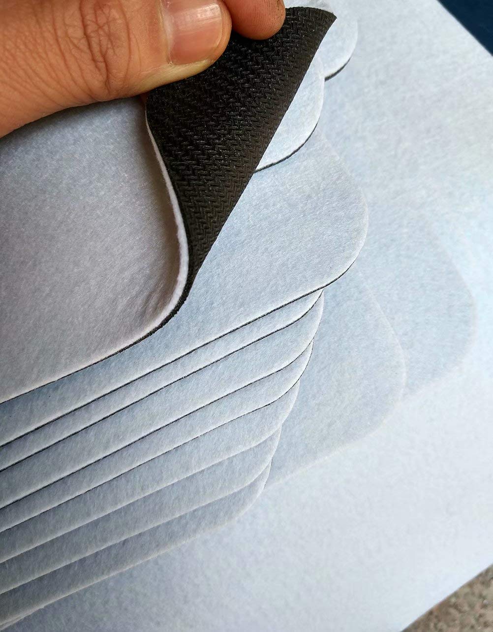 YQ Park Durable Rubber Doormat - Waterproof Non-Slip Entry Mat for Indoor/Outdoor Use - Perfect for Front Door, Patio, Bathroom & High Traffic Areas